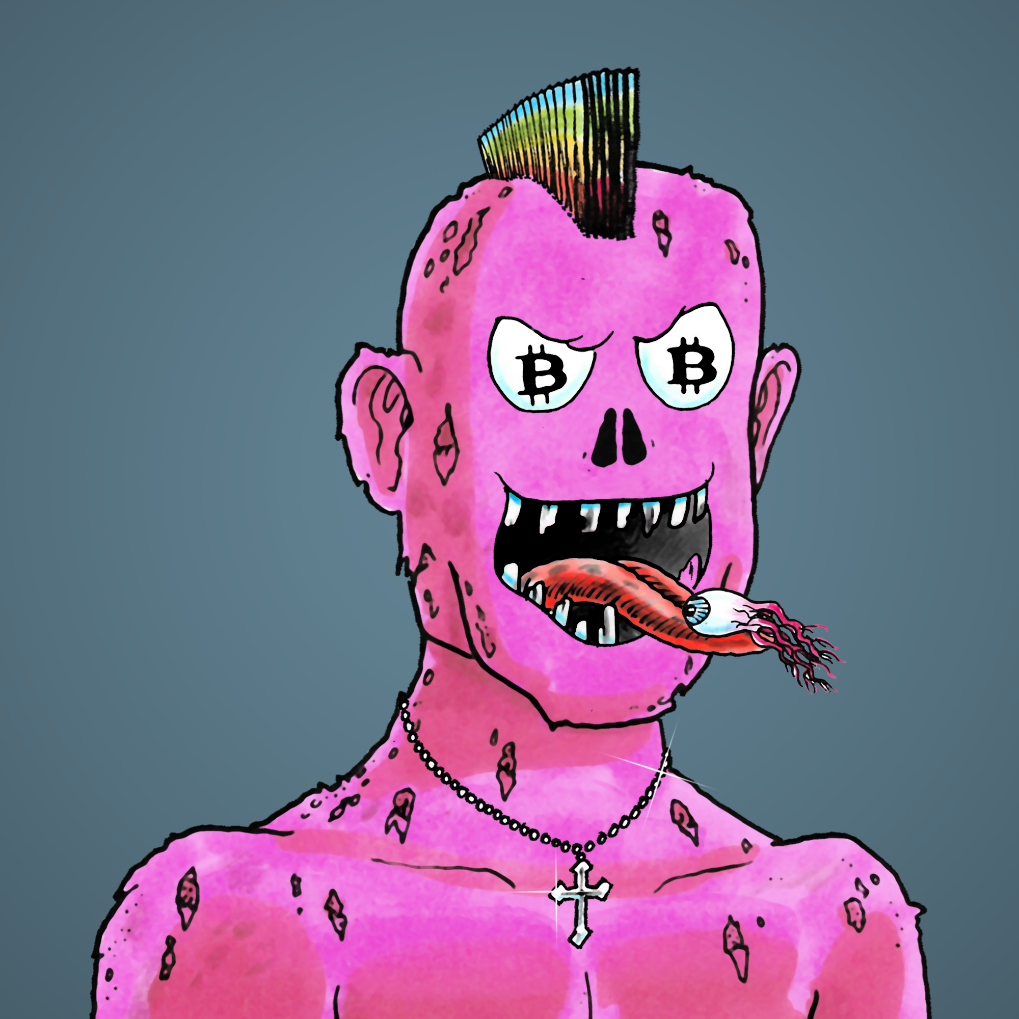 George Trosley - Jungle Freaks - Jungle Freak 8946 - NFT # 8946