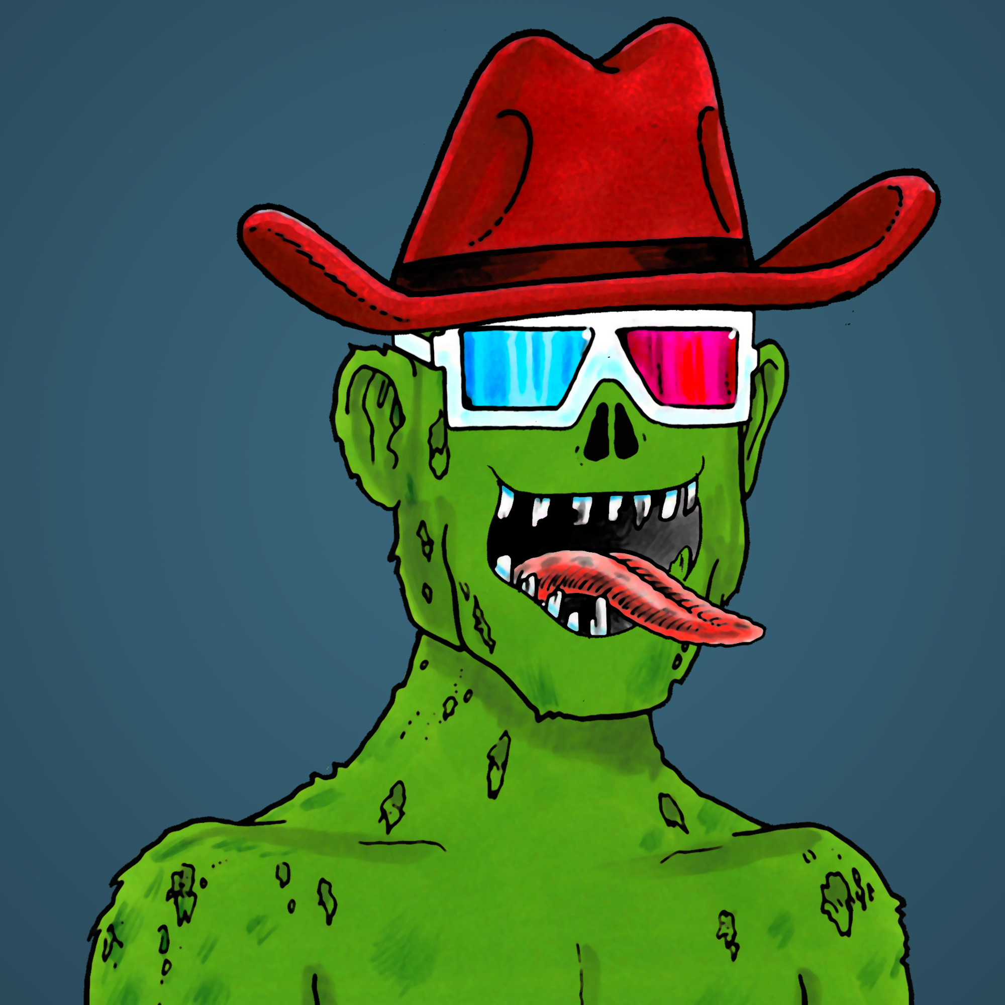 George Trosley - Jungle Freaks - Jungle Freak 8947 - NFT # 8947