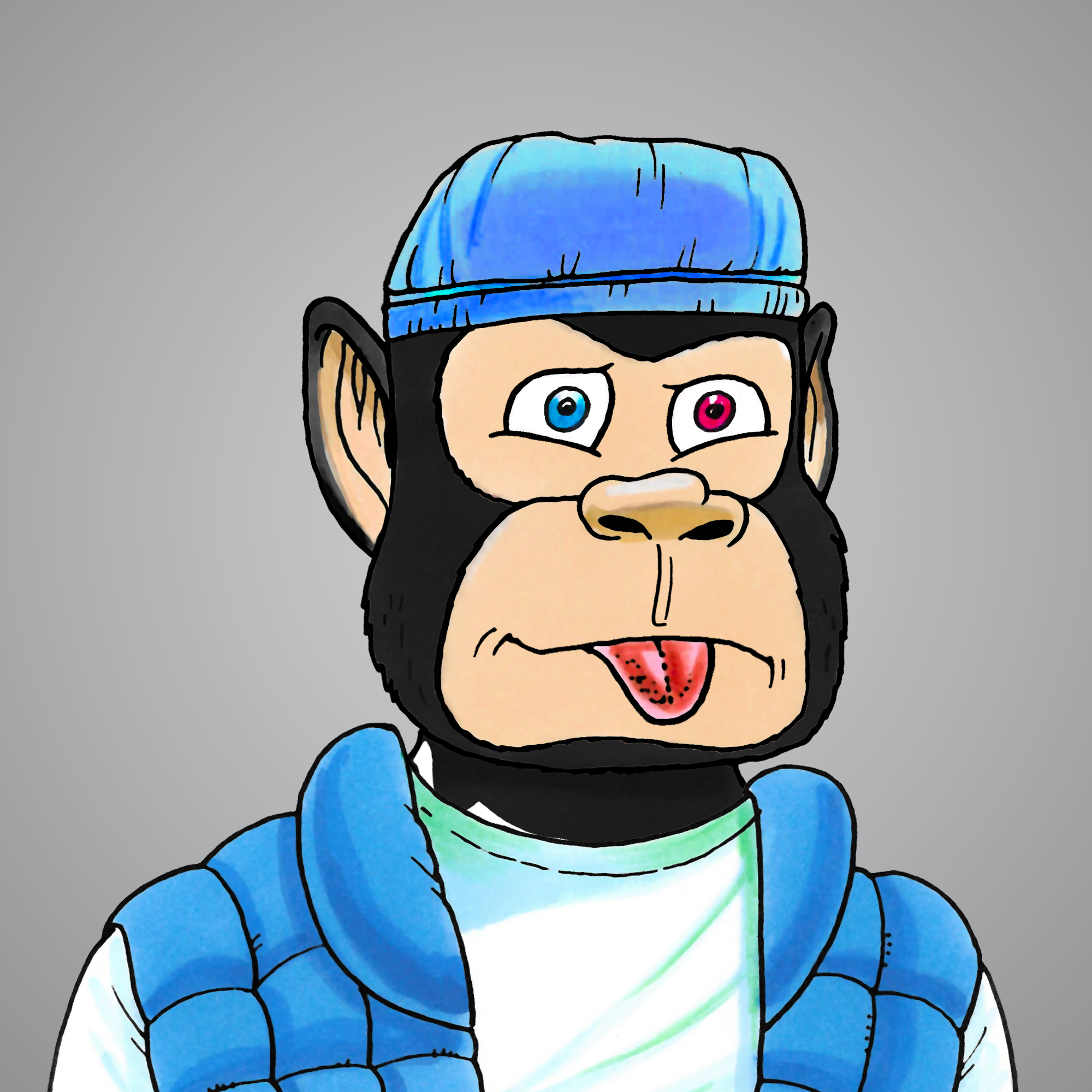 George Trosley - Jungle Freaks - Jungle Freak 8954 - NFT # 8954