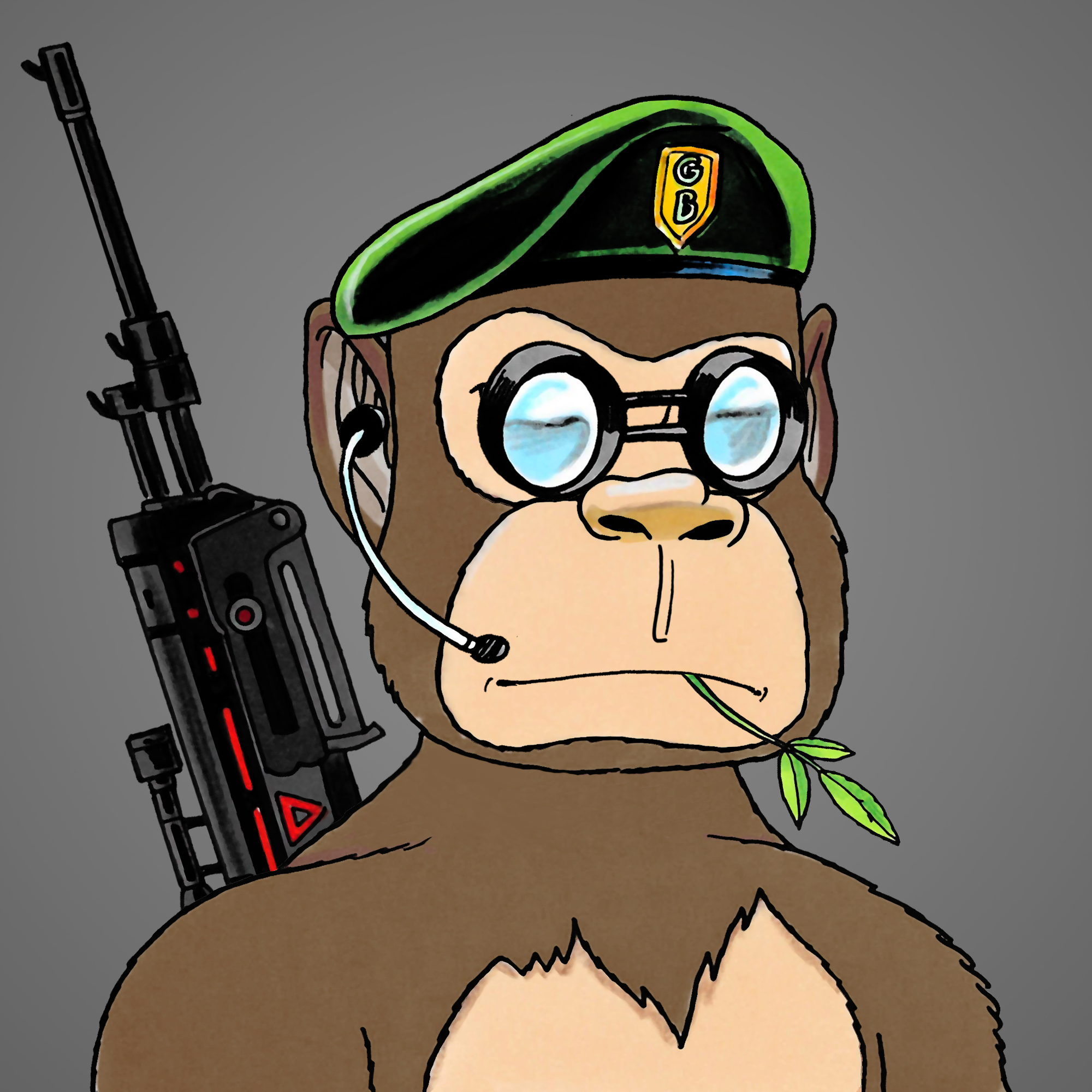 George Trosley - Jungle Freaks - Jungle Freak 8955 - NFT # 8955