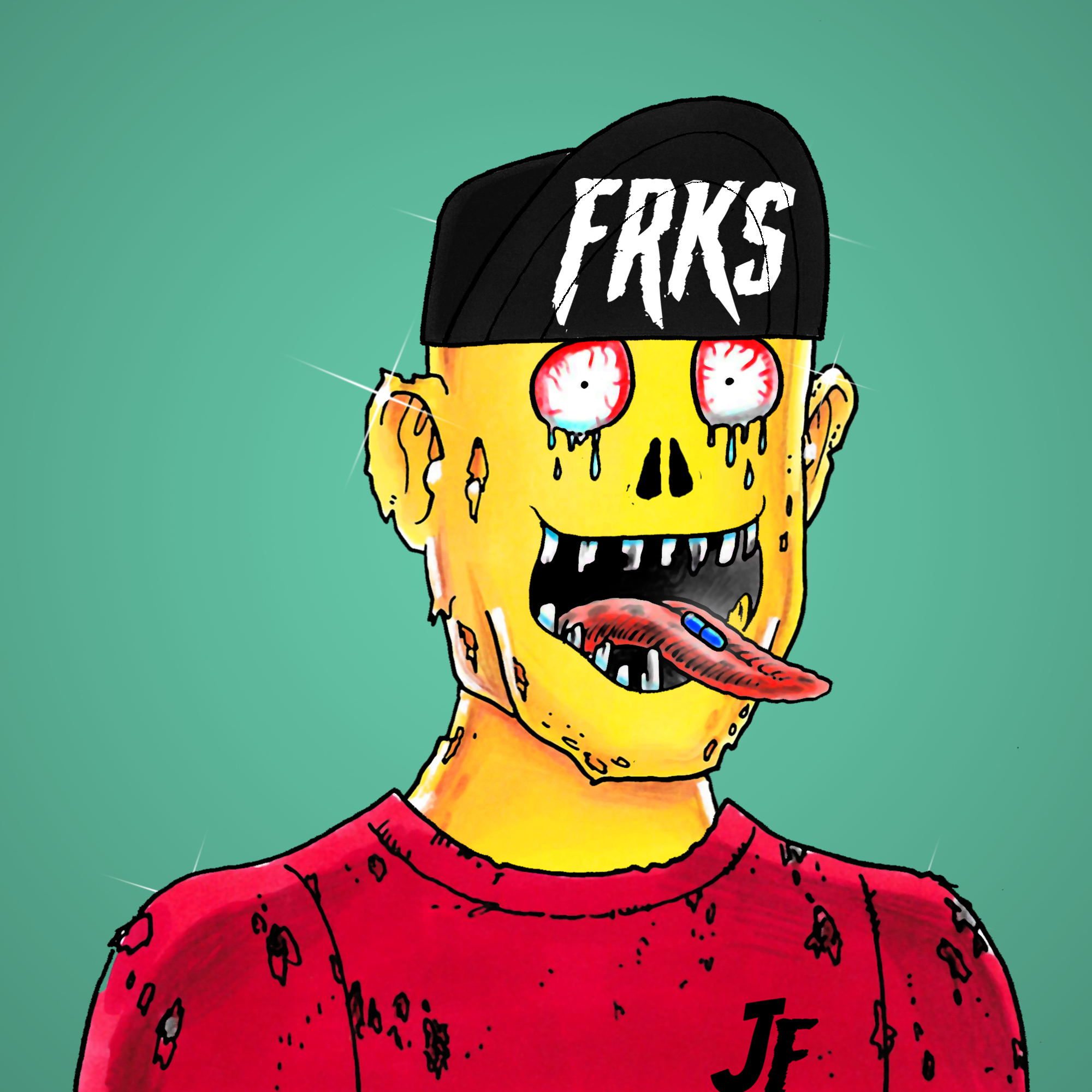 George Trosley - Jungle Freaks - Jungle Freak 8956 - NFT # 8956