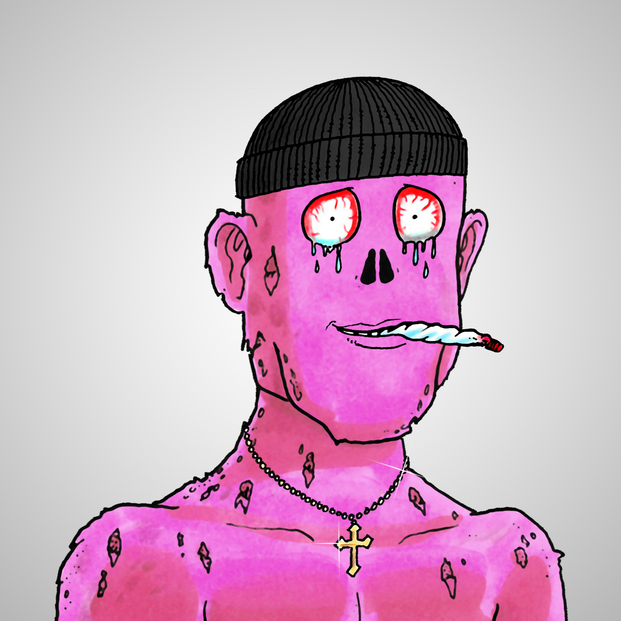 George Trosley - Jungle Freaks - Jungle Freak 8971 - NFT # 8971