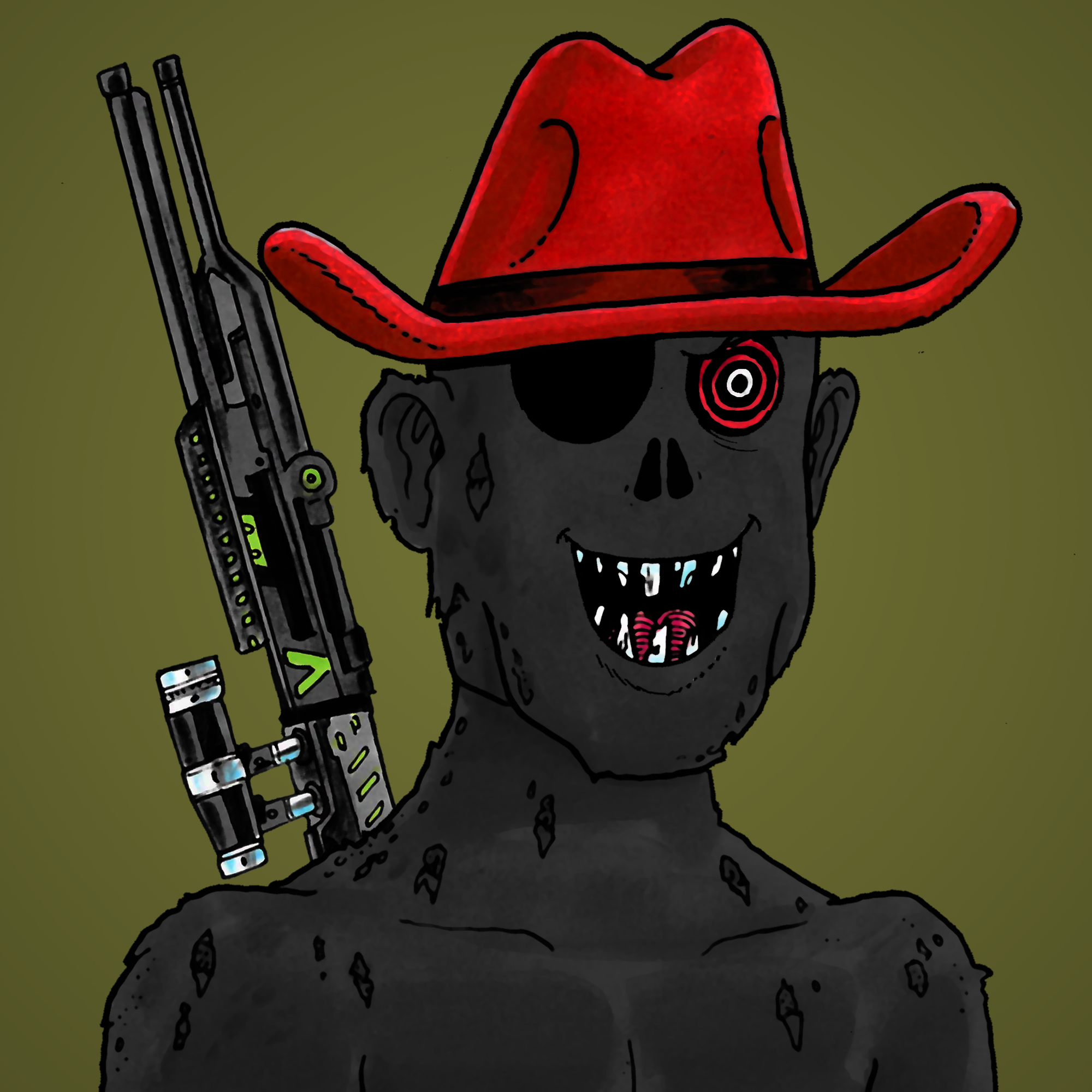 George Trosley - Jungle Freaks - Jungle Freak 898 - NFT # 898