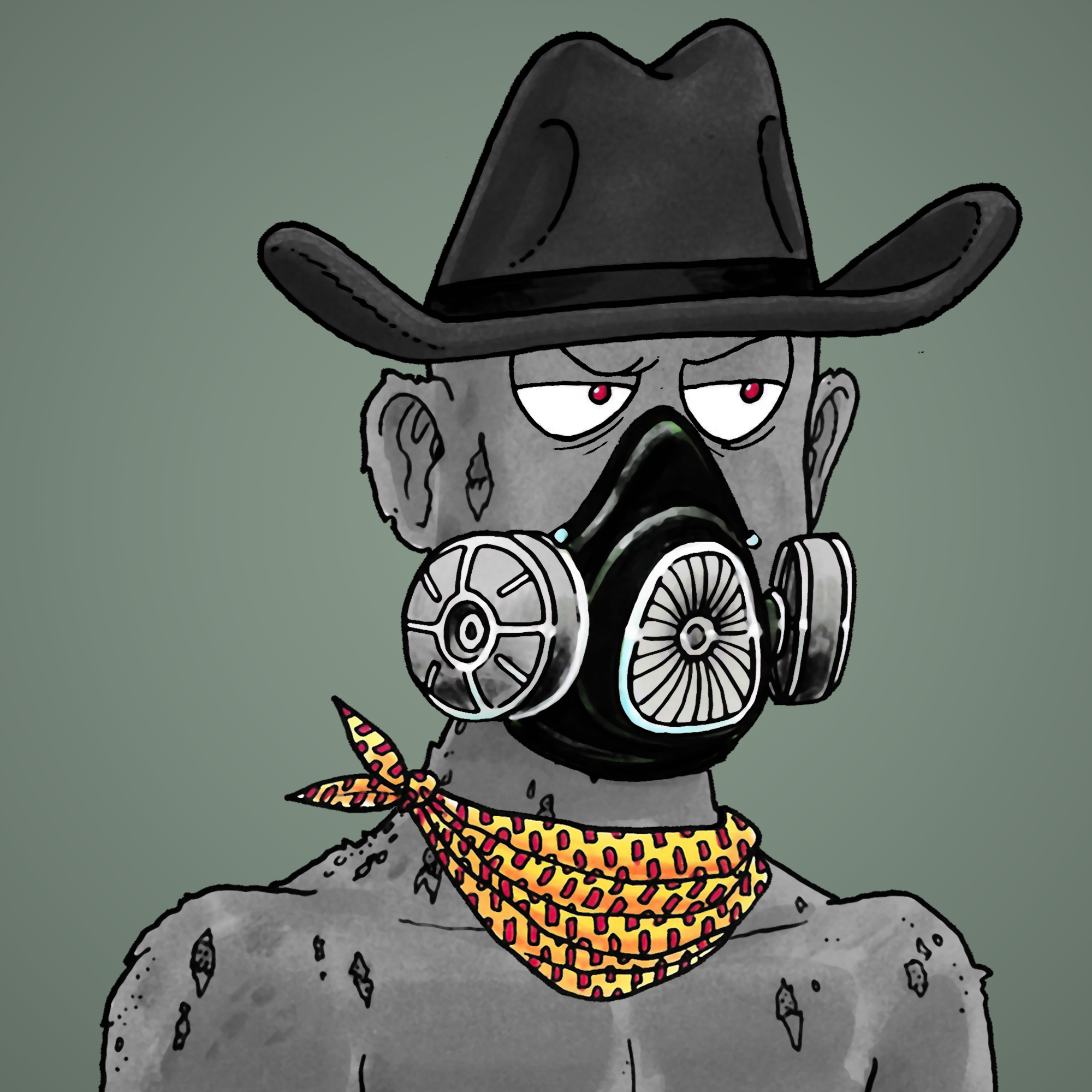 George Trosley - Jungle Freaks - Jungle Freak 8982 - NFT # 8982