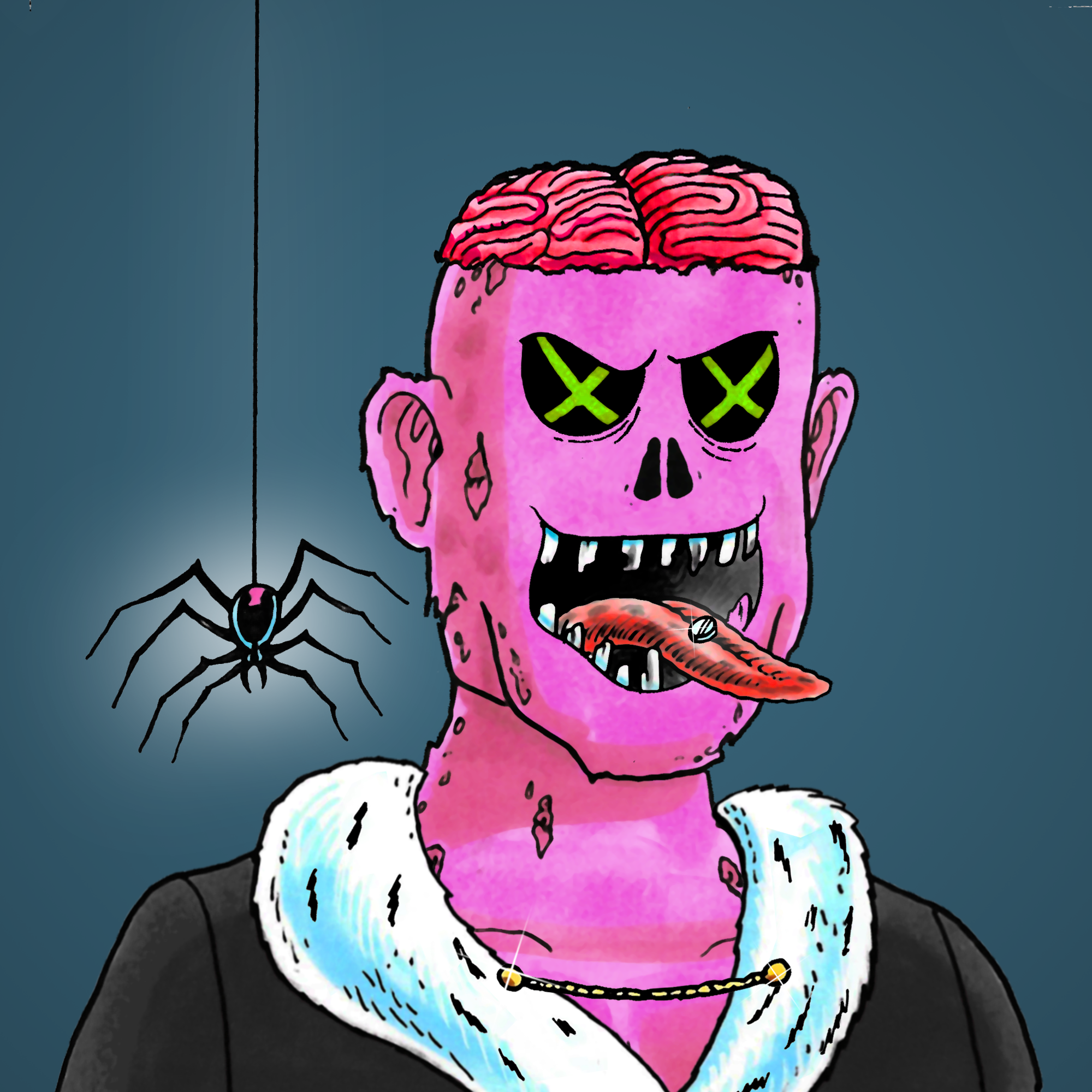 George Trosley - Jungle Freaks - Jungle Freak 8986 - NFT # 8986