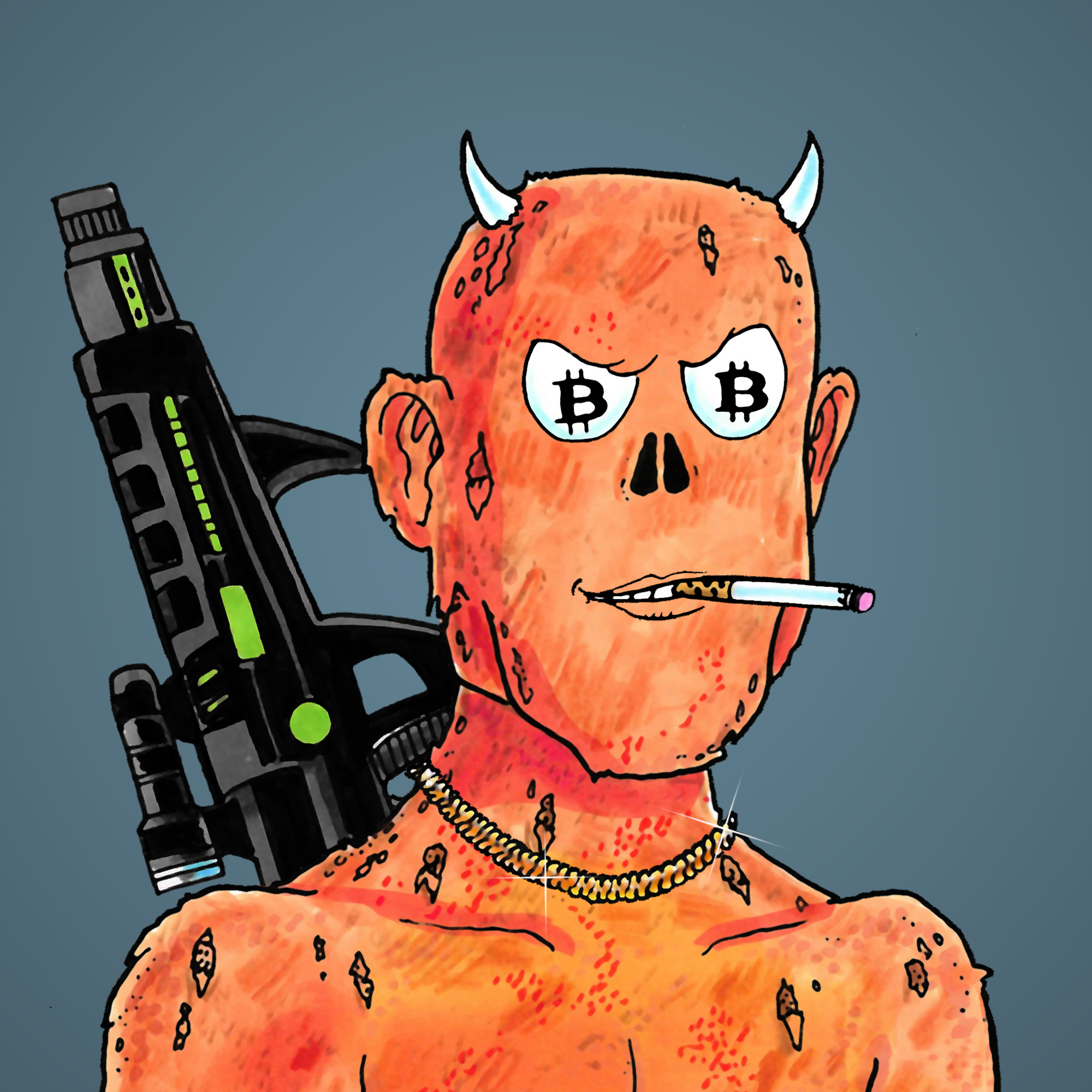 George Trosley - Jungle Freaks - Jungle Freak 8991 - NFT # 8991