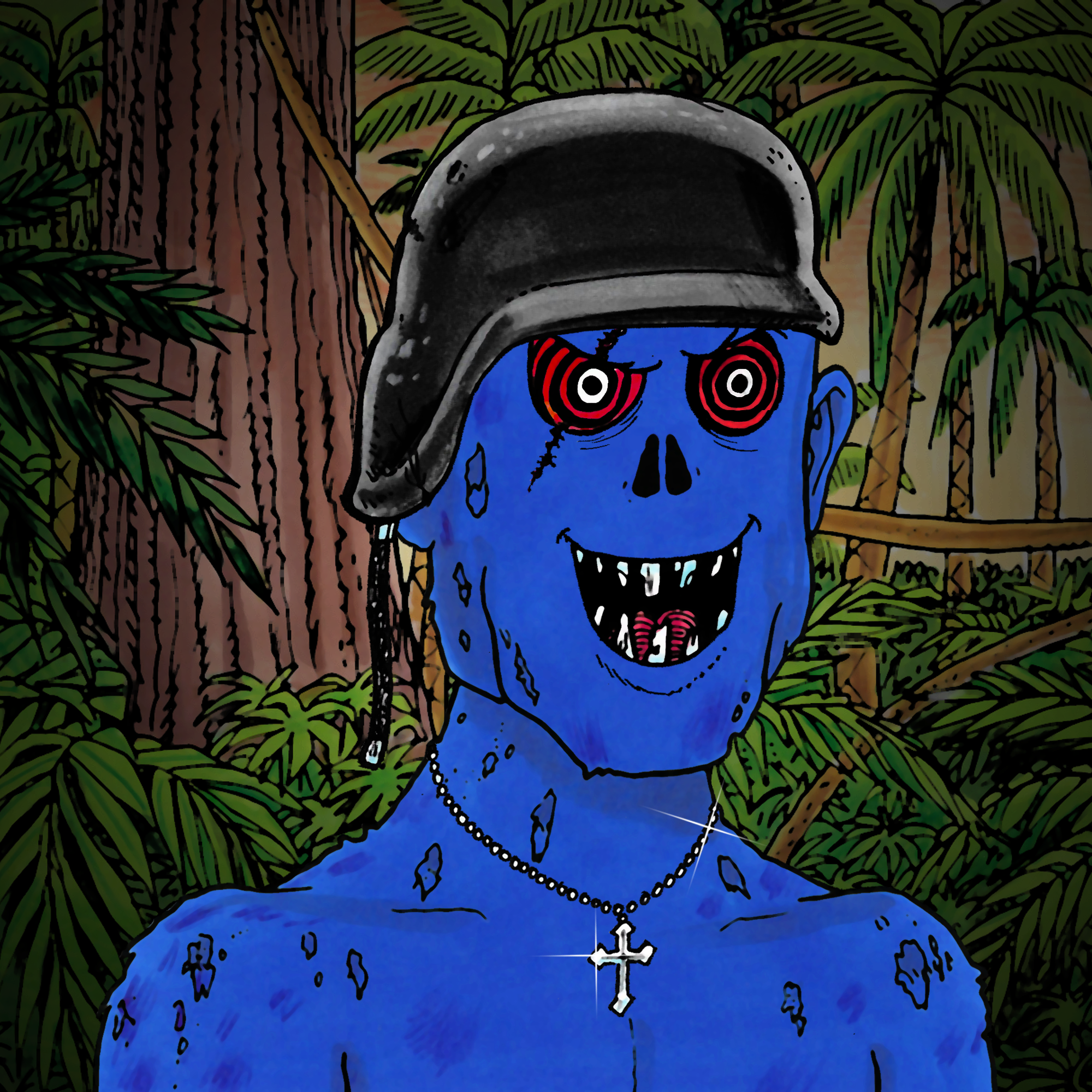 George Trosley - Jungle Freaks - Jungle Freak 8993 - NFT # 8993