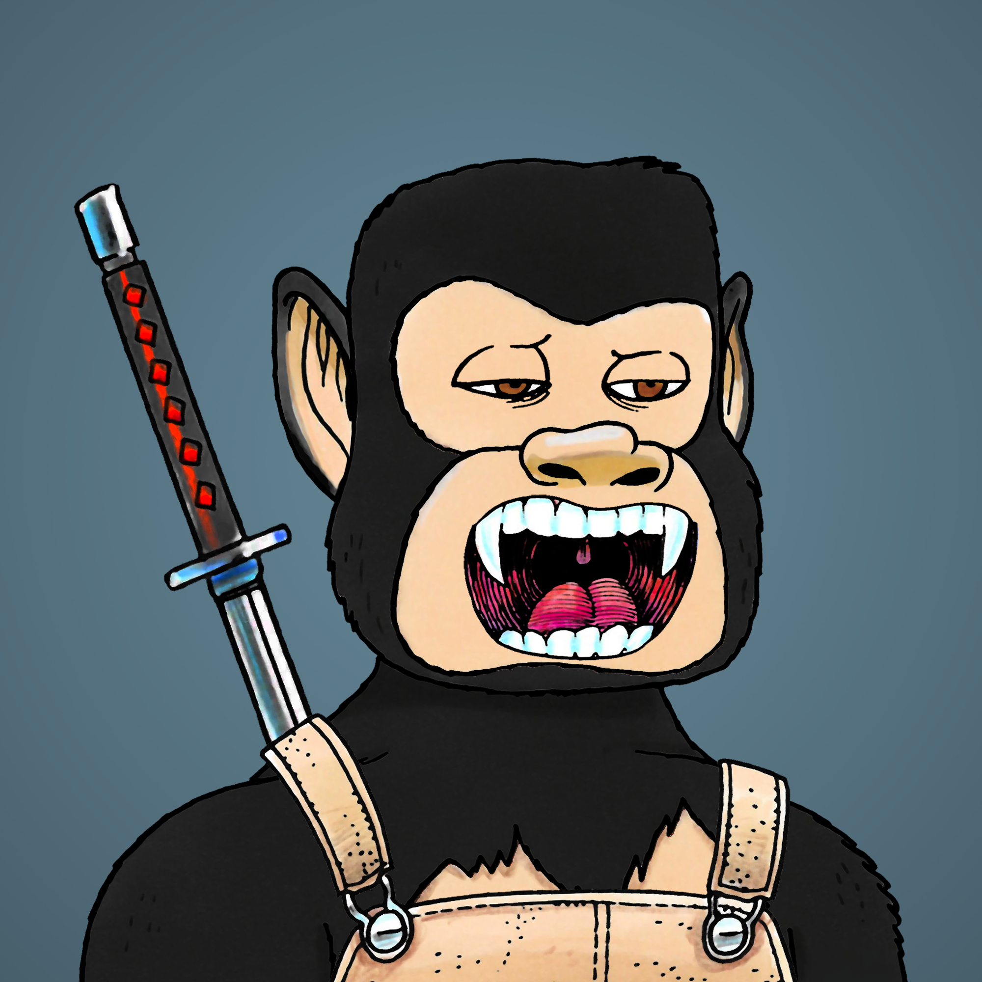 George Trosley - Jungle Freaks - Jungle Freak 8995 - NFT # 8995