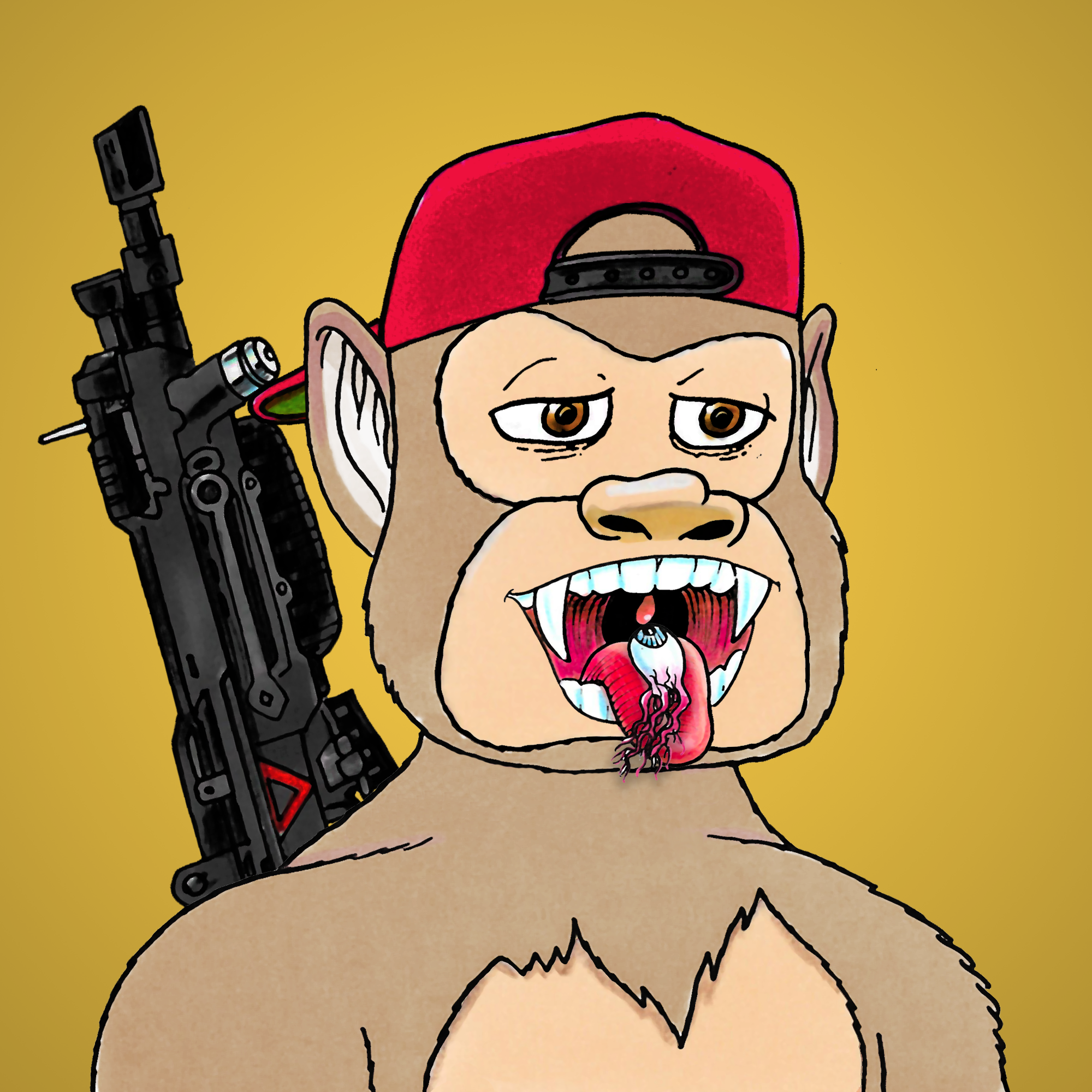 George Trosley - Jungle Freaks - Jungle Freak 8996 - NFT # 8996