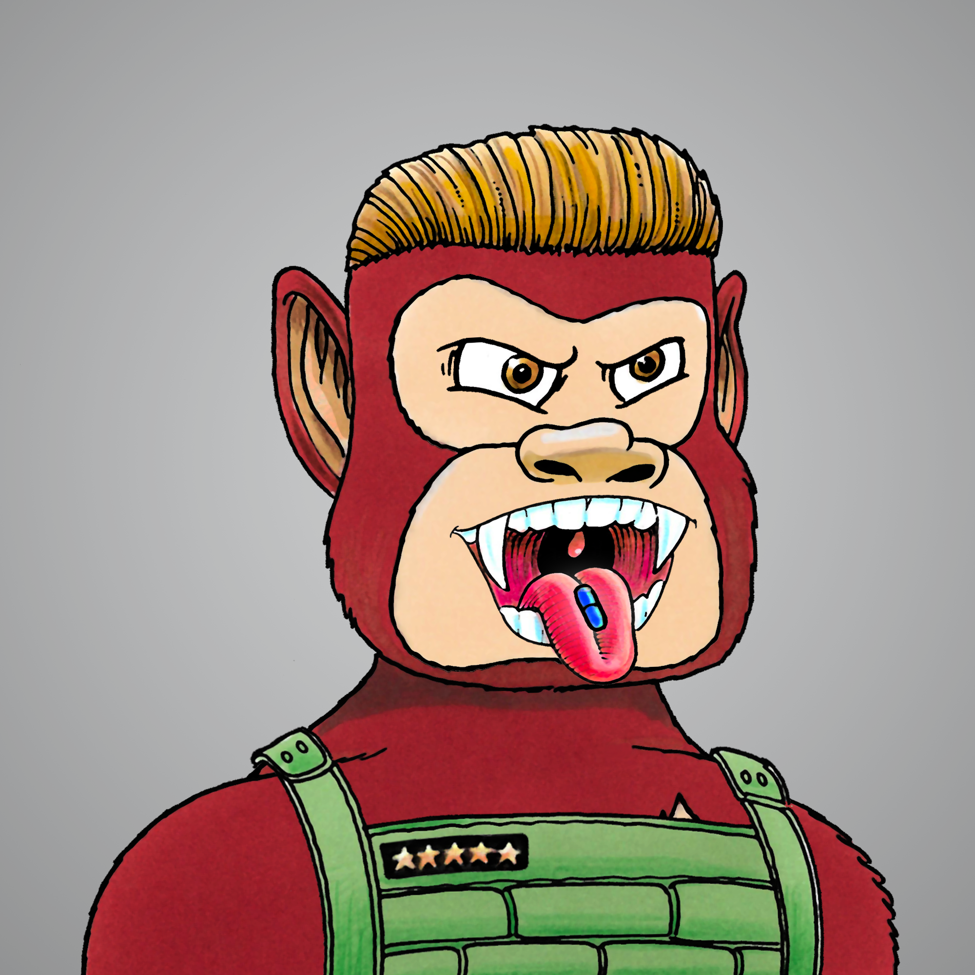 George Trosley - Jungle Freaks - Jungle Freak 90 - NFT # 90