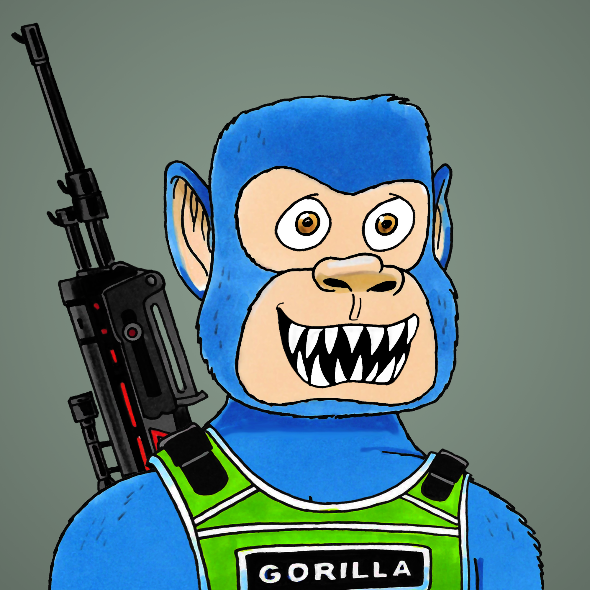 George Trosley - Jungle Freaks - Jungle Freak 900 - NFT # 900