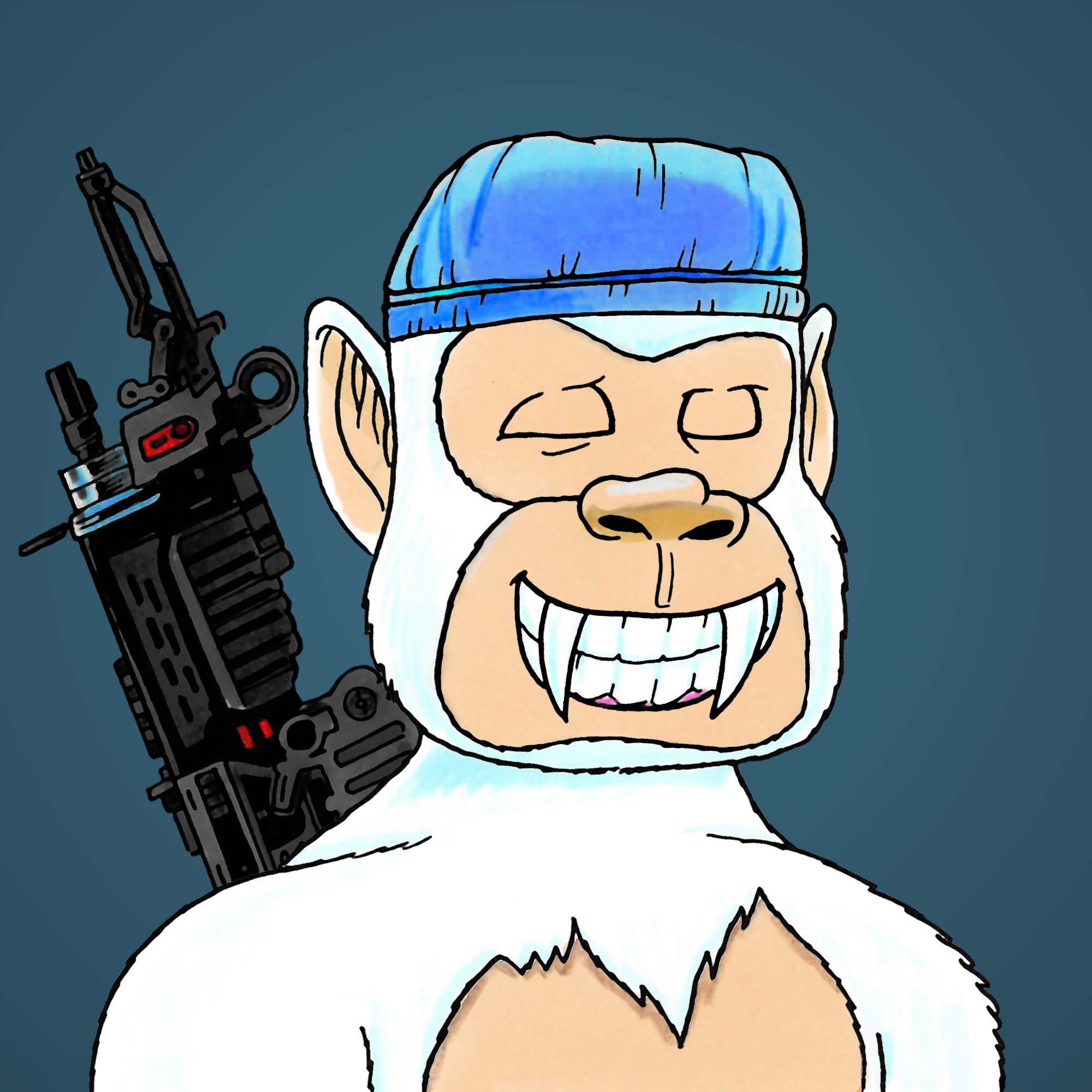 George Trosley - Jungle Freaks - Jungle Freak 9008 - NFT # 9008