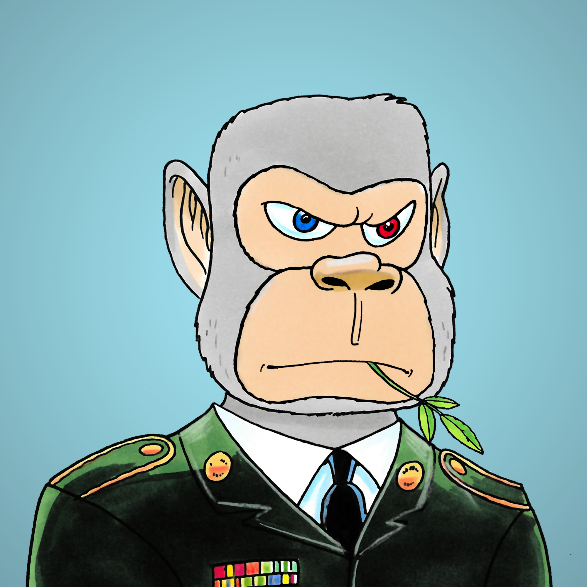 George Trosley - Jungle Freaks - Jungle Freak 901 - NFT # 901