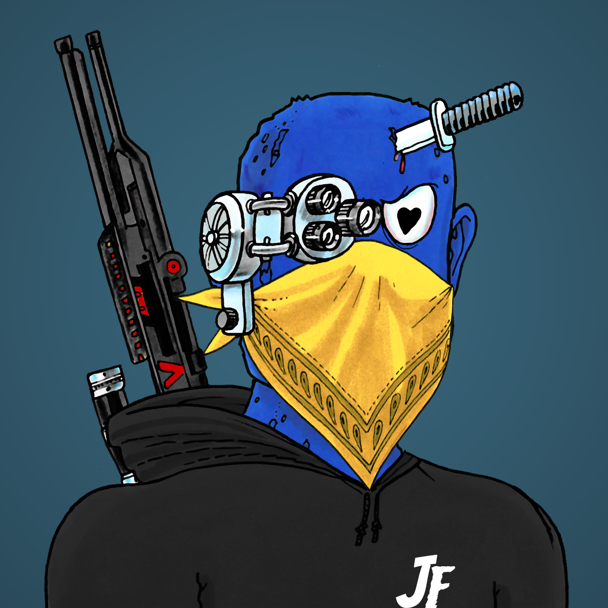 George Trosley - Jungle Freaks - Jungle Freak 9015 - NFT # 9015