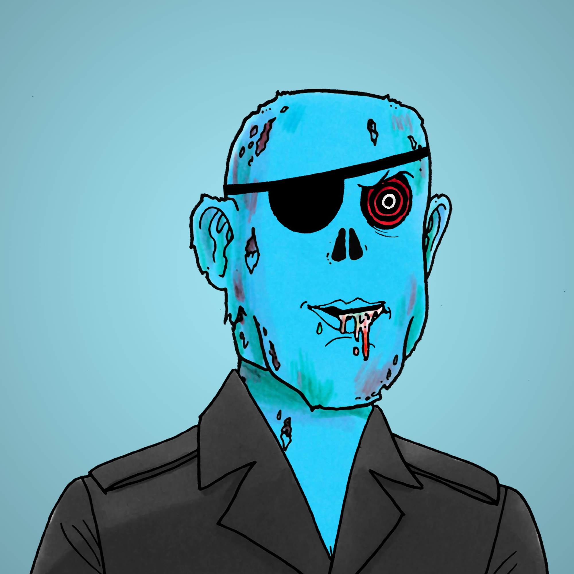 George Trosley - Jungle Freaks - Jungle Freak 9022 - NFT # 9022