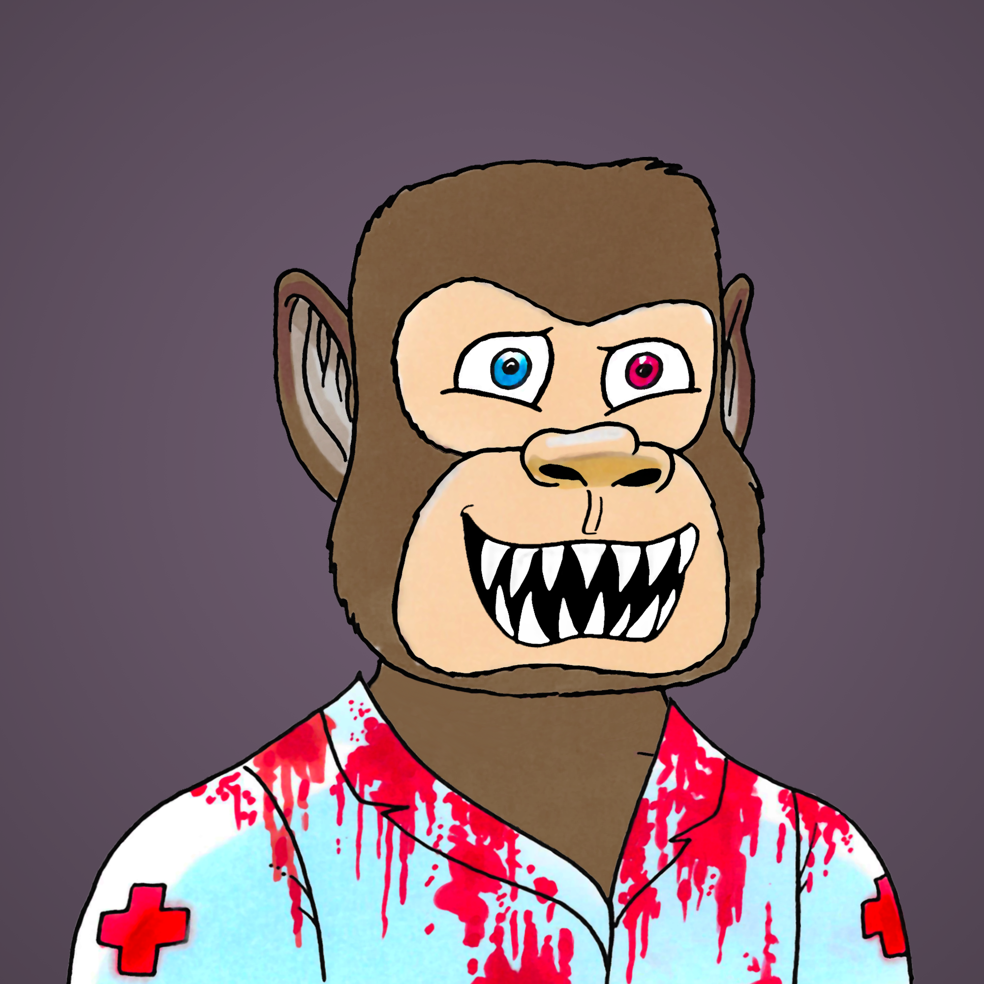 George Trosley - Jungle Freaks - Jungle Freak 9025 - NFT # 9025