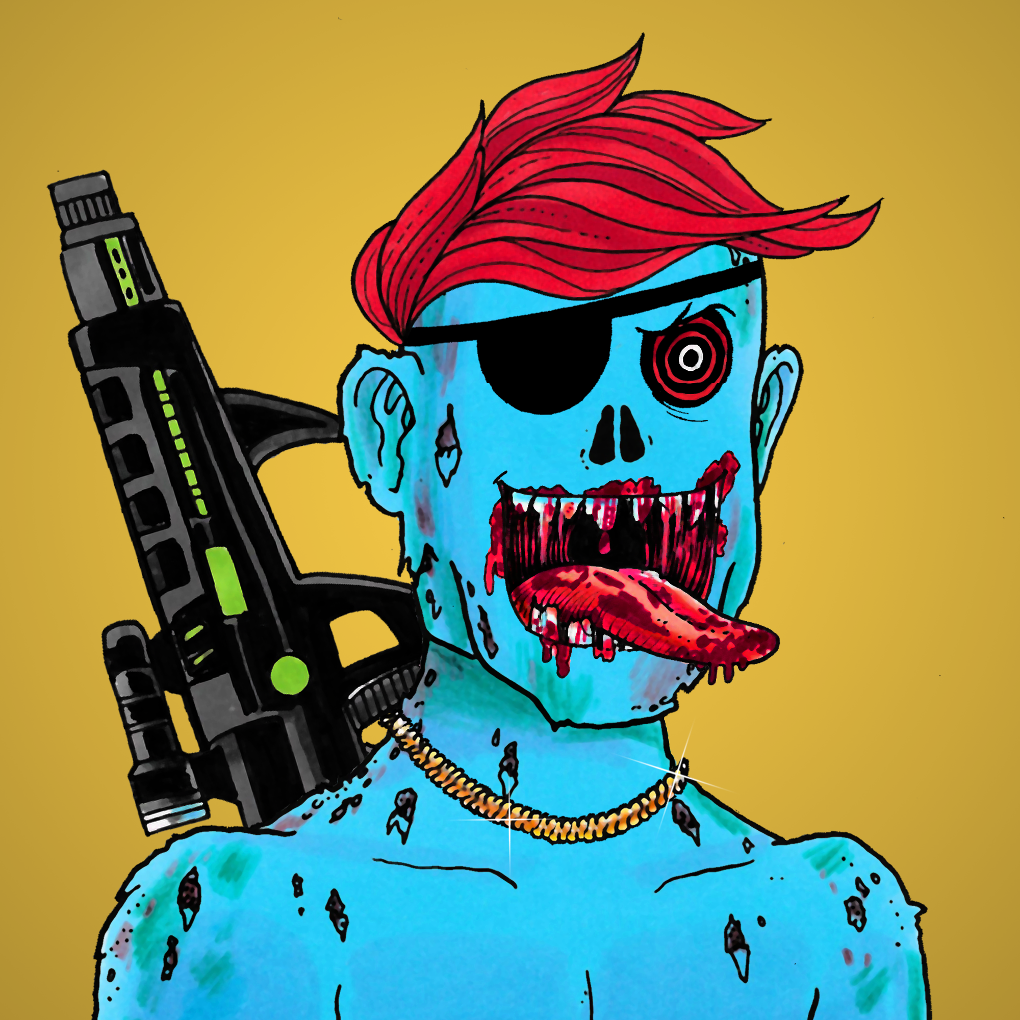 George Trosley - Jungle Freaks - Jungle Freak 903 - NFT # 903