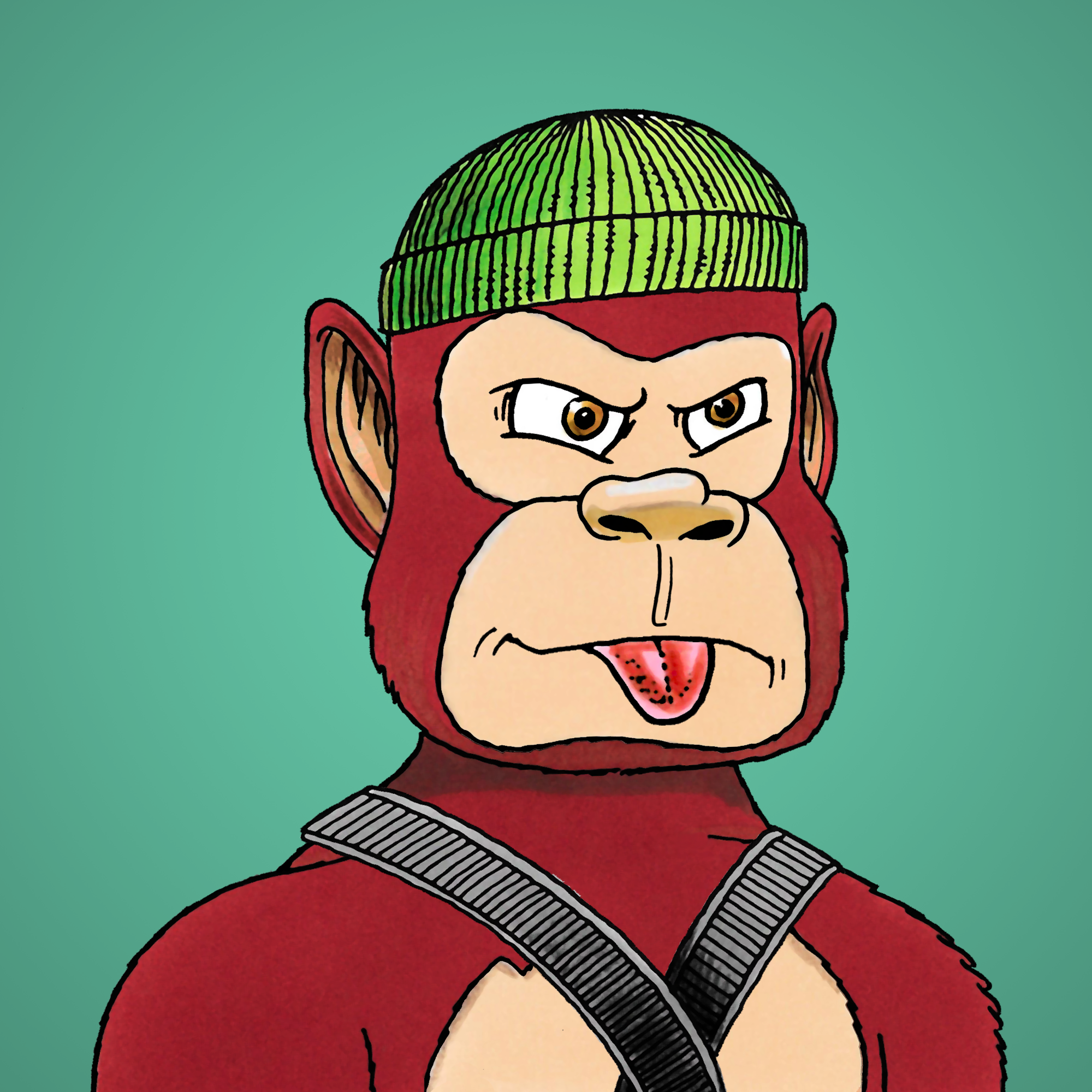 George Trosley - Jungle Freaks - Jungle Freak 9045 - NFT # 9045