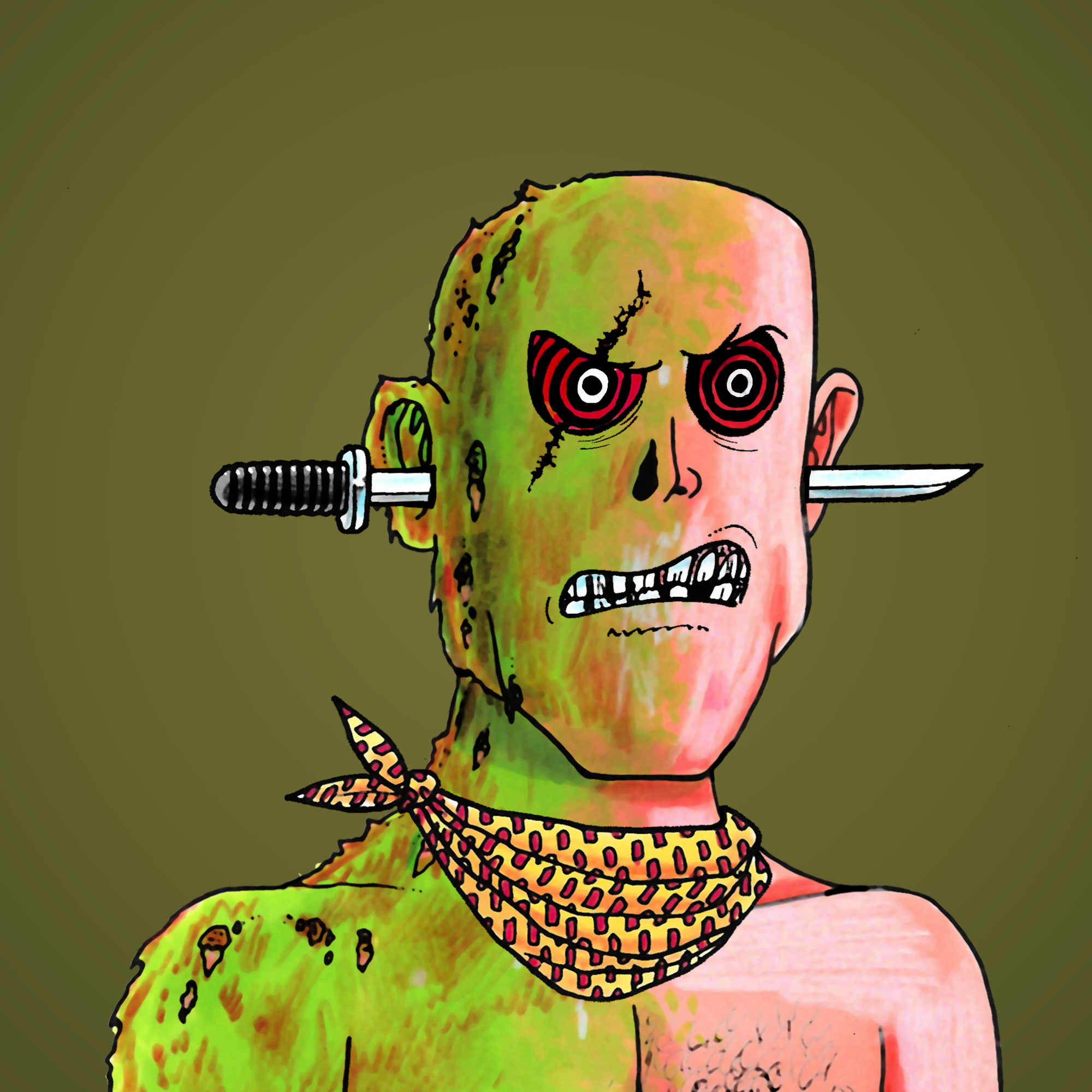 George Trosley - Jungle Freaks - Jungle Freak 9049 - NFT # 9049