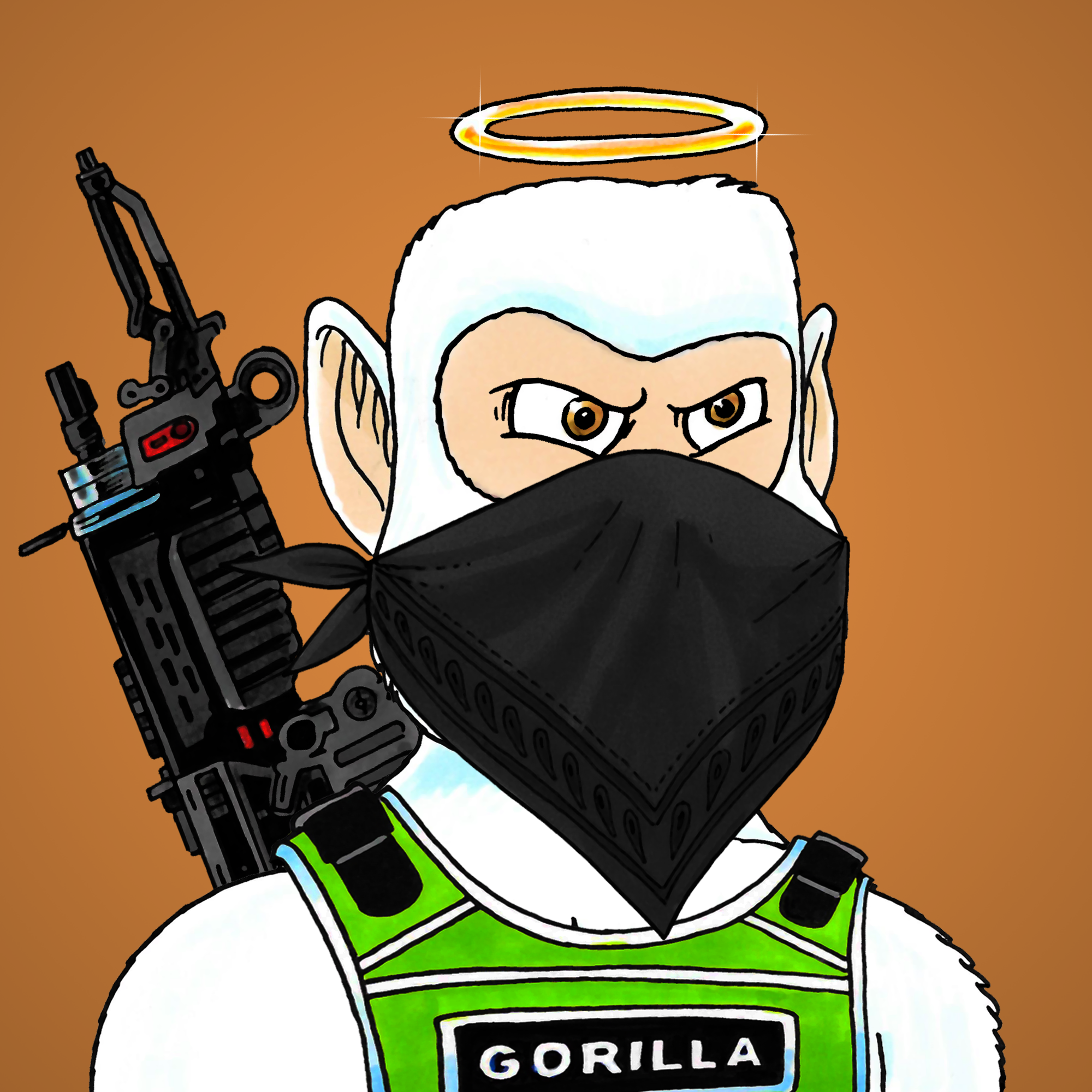 George Trosley - Jungle Freaks - Jungle Freak 9055 - NFT # 9055