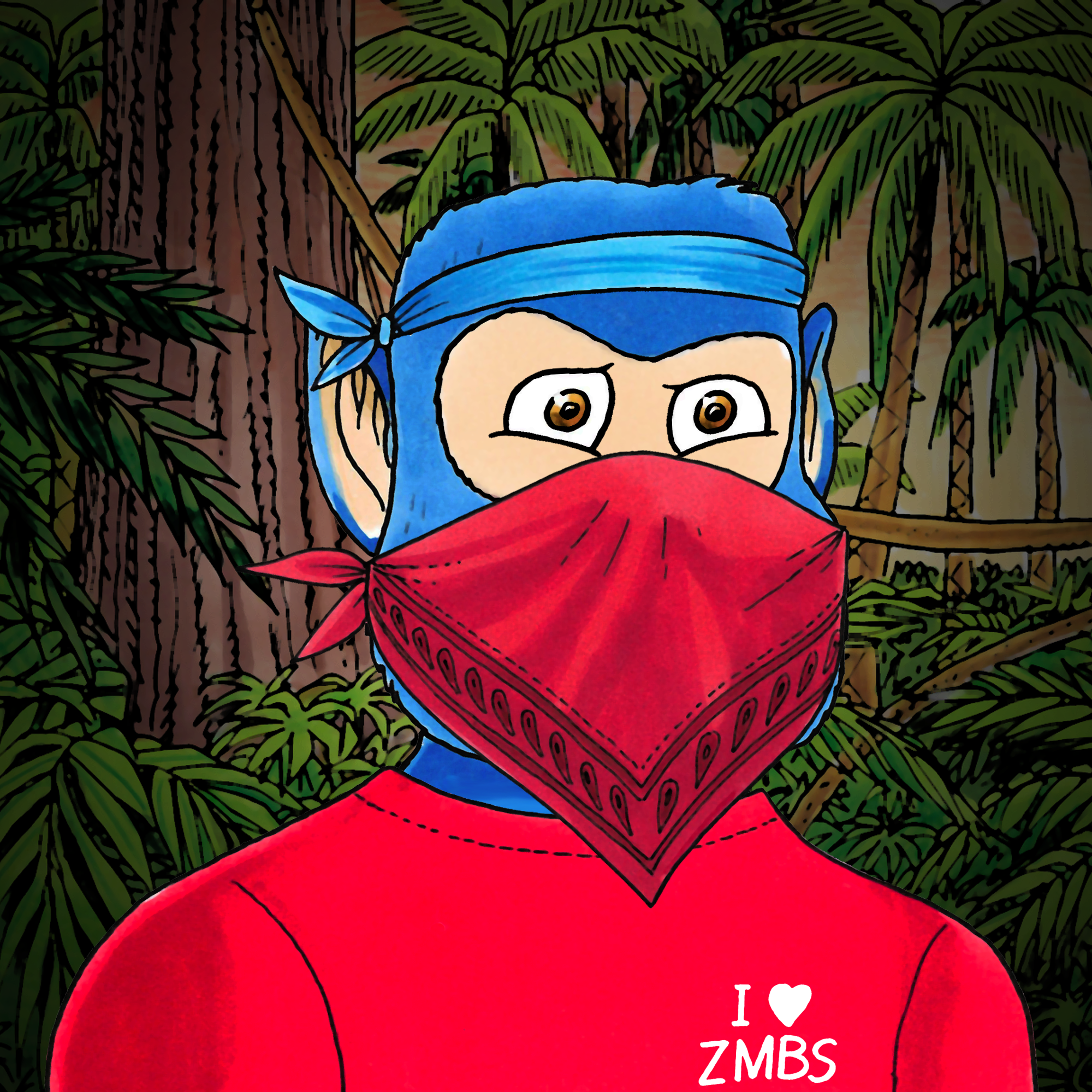 George Trosley - Jungle Freaks - Jungle Freak 906 - NFT # 906