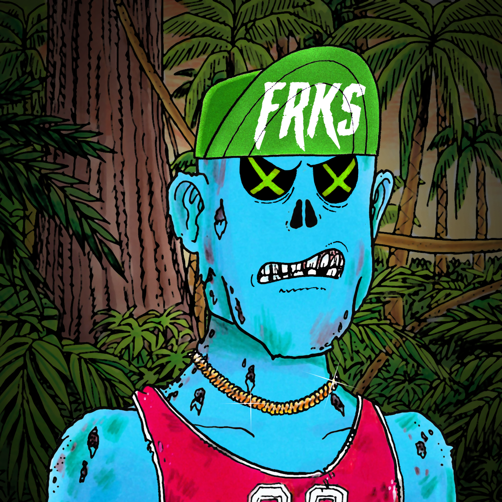 George Trosley - Jungle Freaks - Jungle Freak 9065 - NFT # 9065