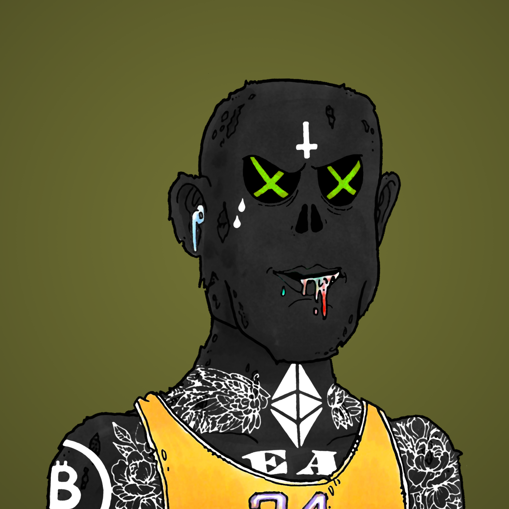 George Trosley - Jungle Freaks - Jungle Freak 9067 - NFT # 9067