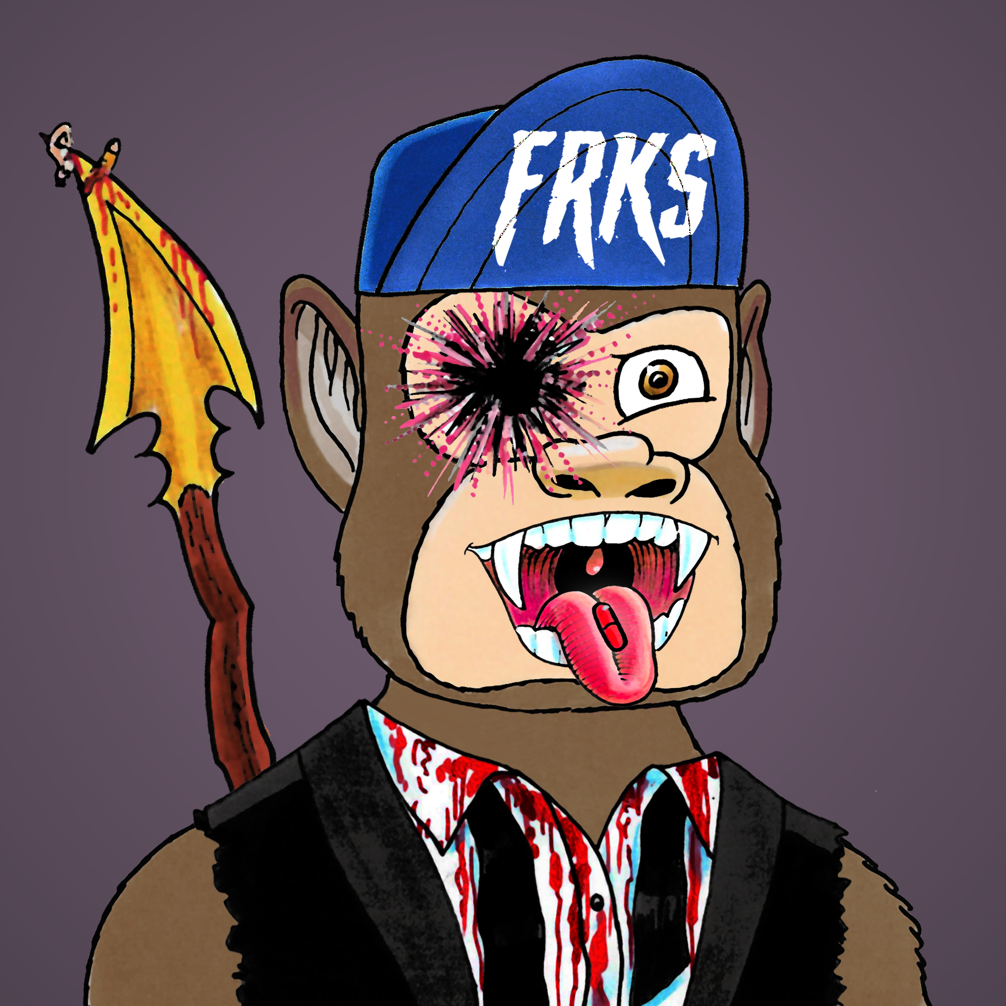 George Trosley - Jungle Freaks - Jungle Freak 9071 - NFT # 9071