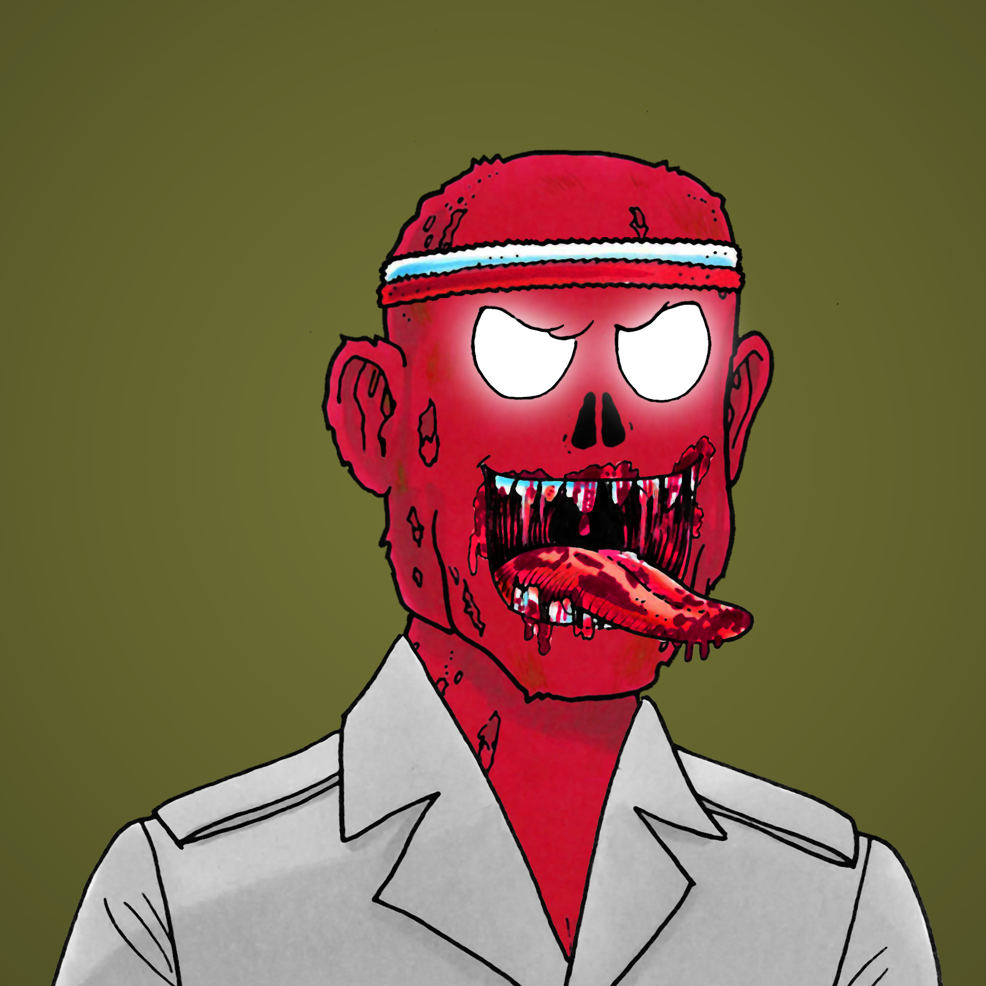 George Trosley - Jungle Freaks - Jungle Freak 9073 - NFT # 9073