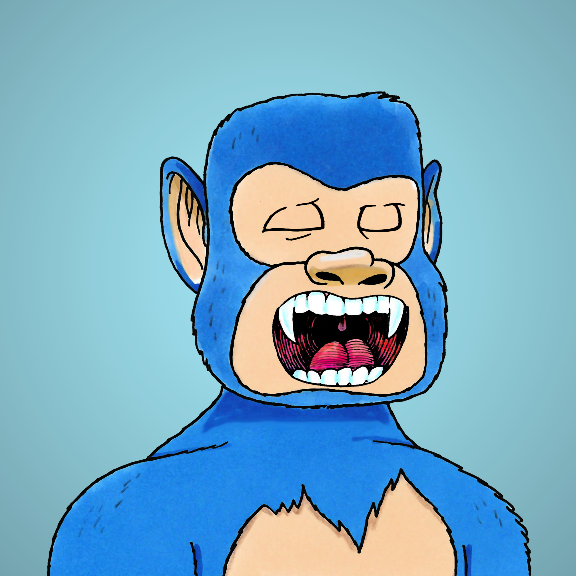 George Trosley - Jungle Freaks - Jungle Freak 909 - NFT # 909