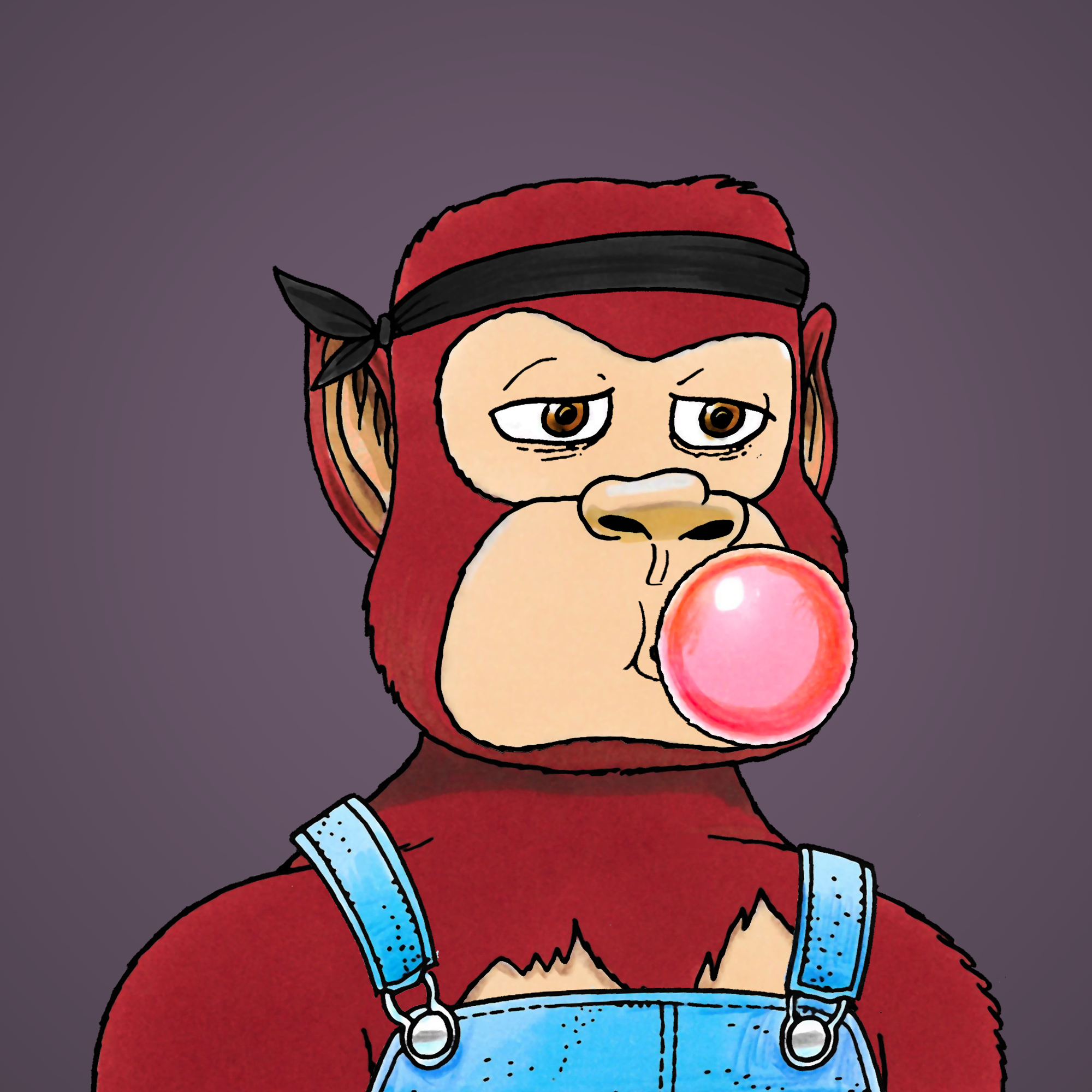 George Trosley - Jungle Freaks - Jungle Freak 9093 - NFT # 9093