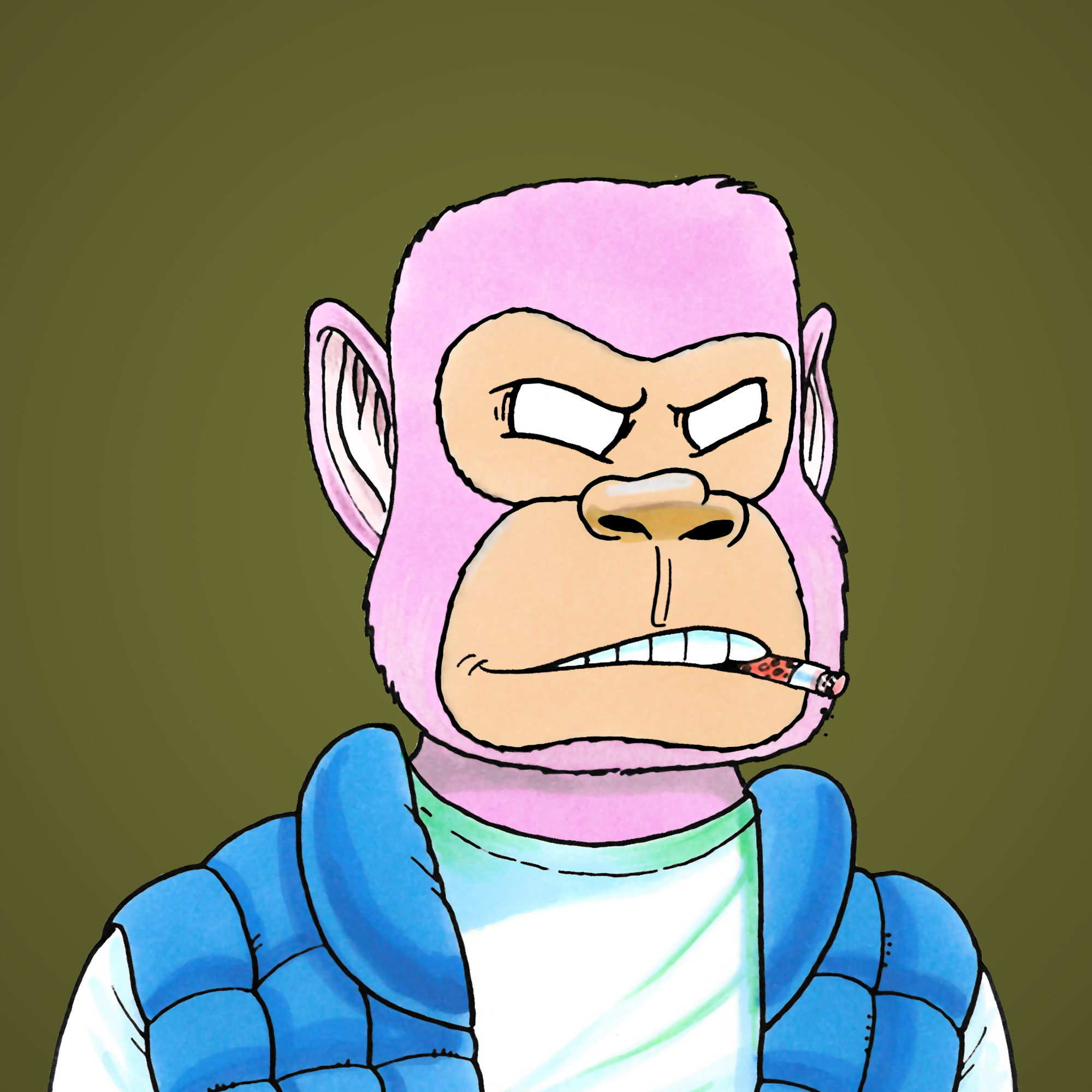 George Trosley - Jungle Freaks - Jungle Freak 9116 - NFT # 9116