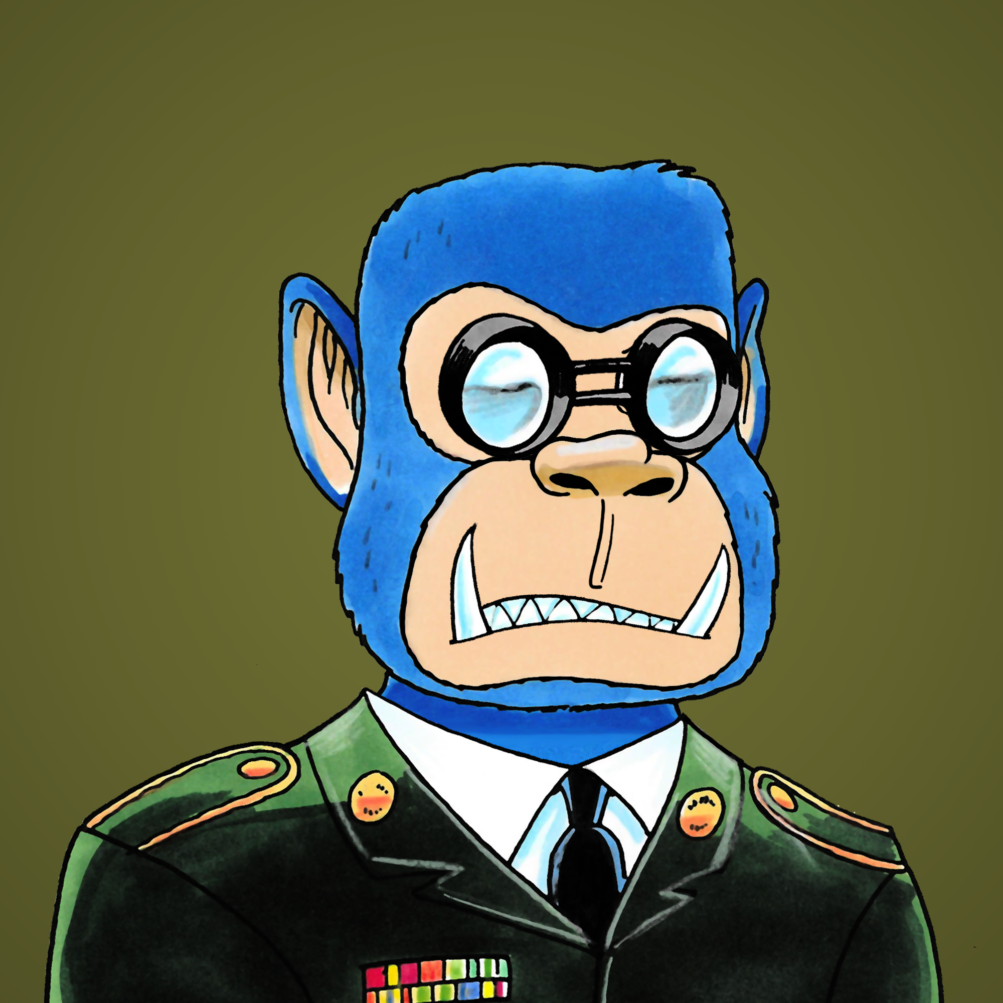 George Trosley - Jungle Freaks - Jungle Freak 912 - NFT # 912