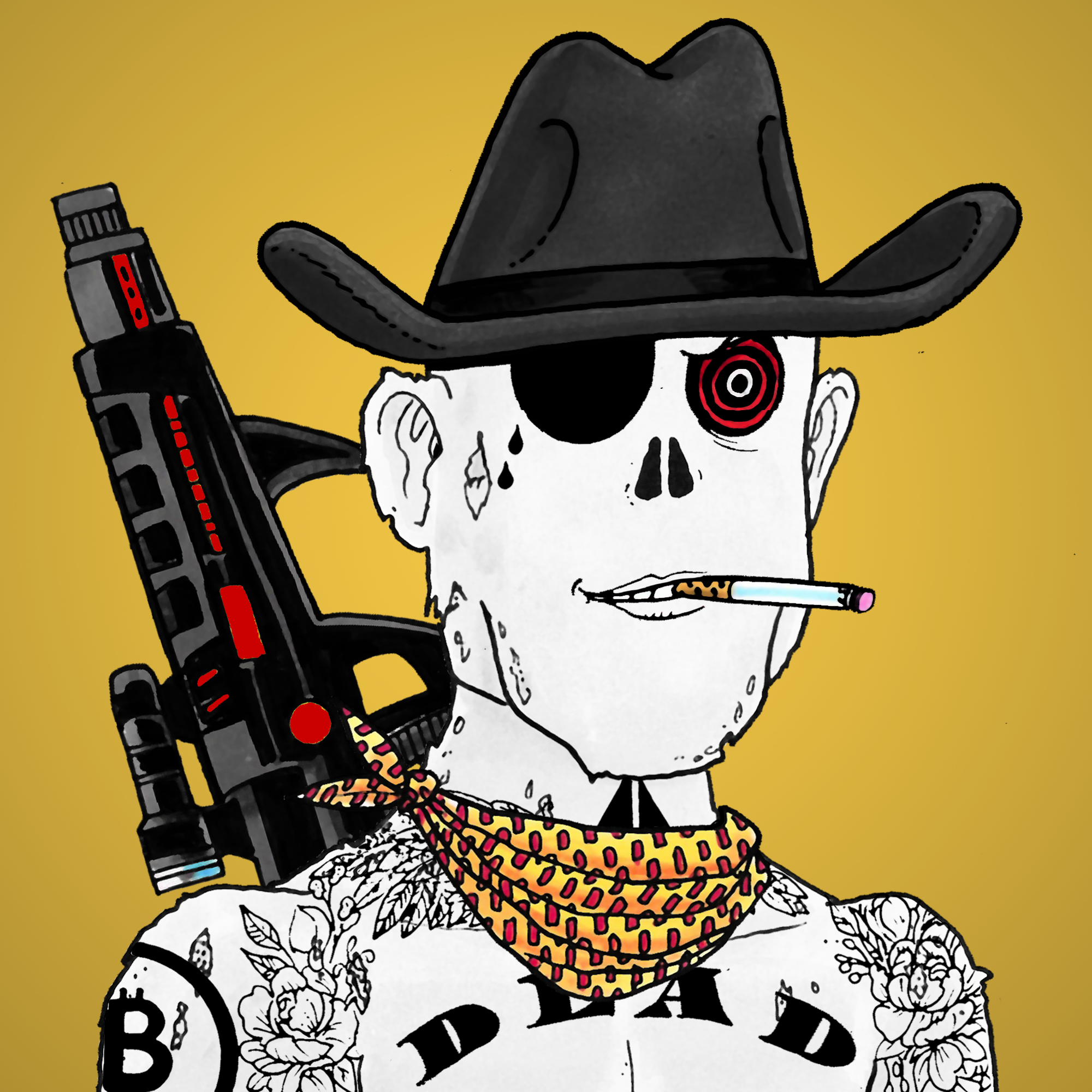 George Trosley - Jungle Freaks - Jungle Freak 9121 - NFT # 9121