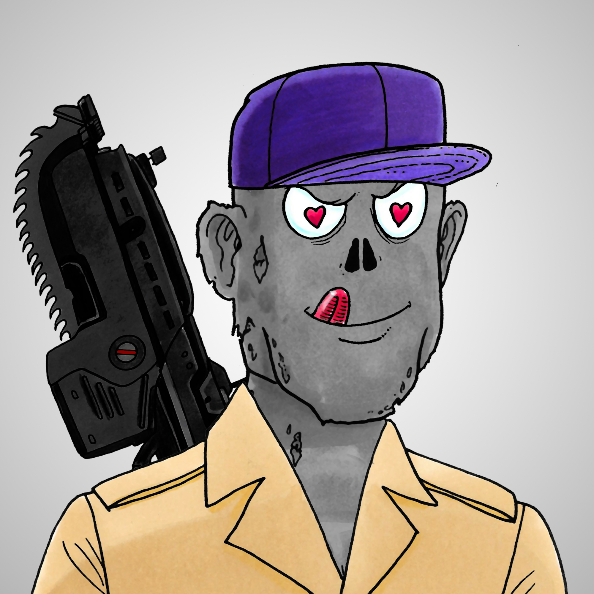 George Trosley - Jungle Freaks - Jungle Freak 9138 - NFT # 9138