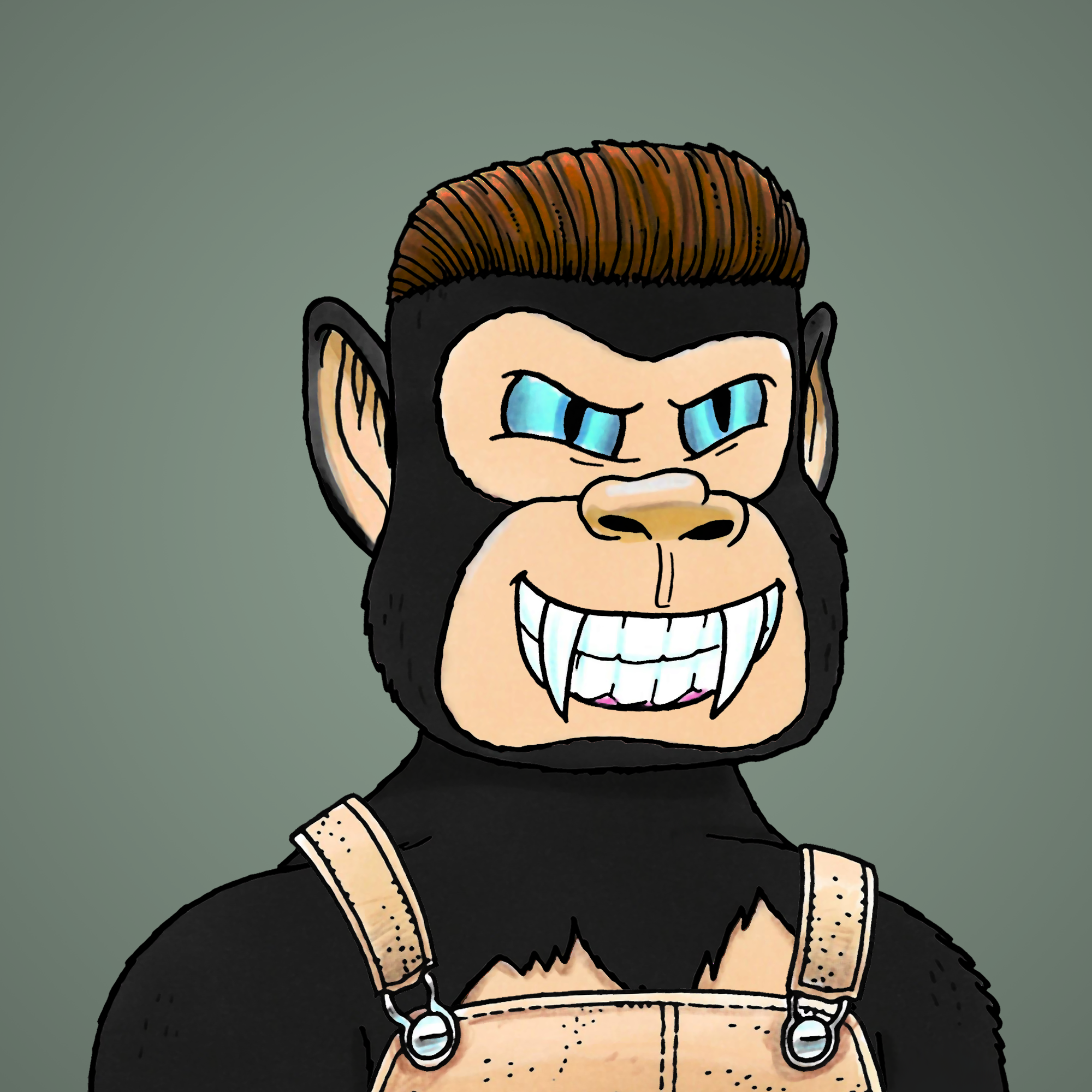 George Trosley - Jungle Freaks - Jungle Freak 9149 - NFT # 9149