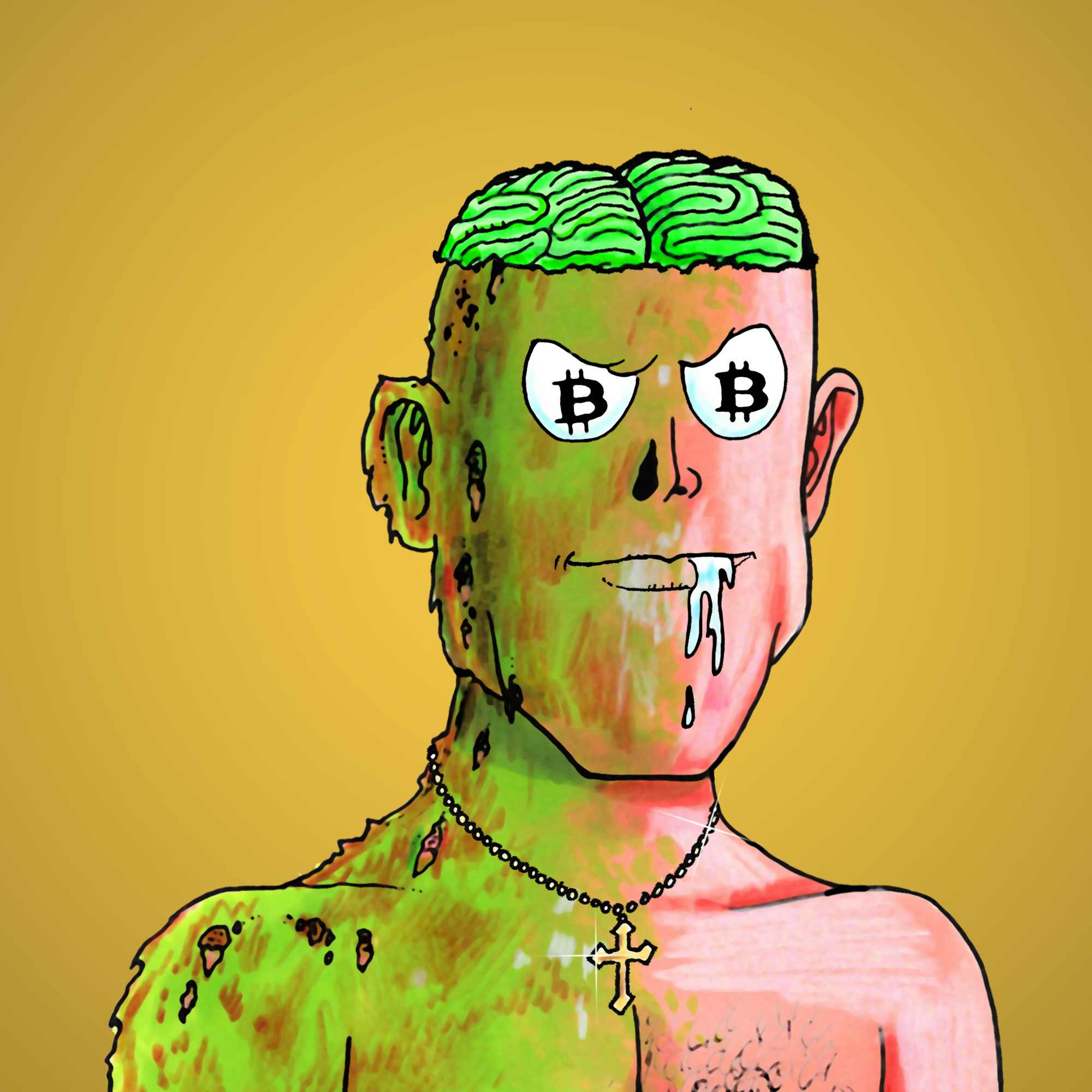 George Trosley - Jungle Freaks - Jungle Freak 9157 - NFT # 9157