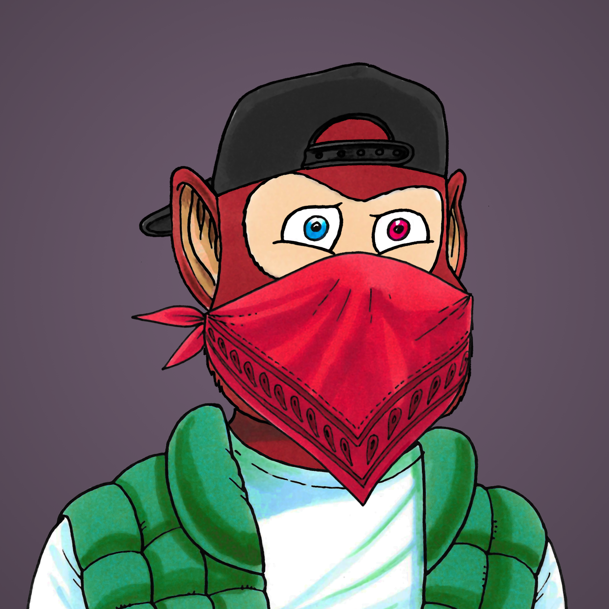 George Trosley - Jungle Freaks - Jungle Freak 9165 - NFT # 9165