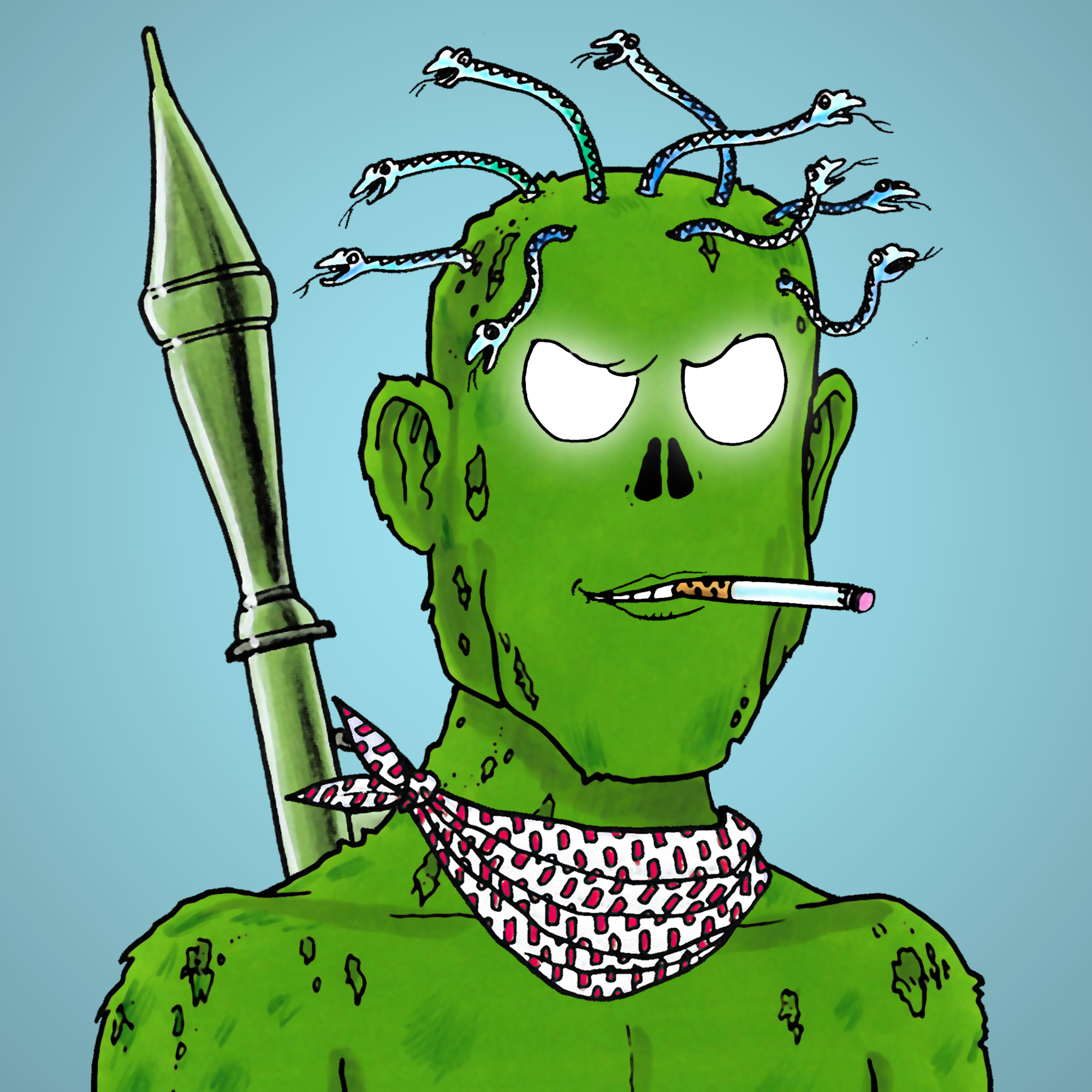 George Trosley - Jungle Freaks - Jungle Freak 9170 - NFT # 9170