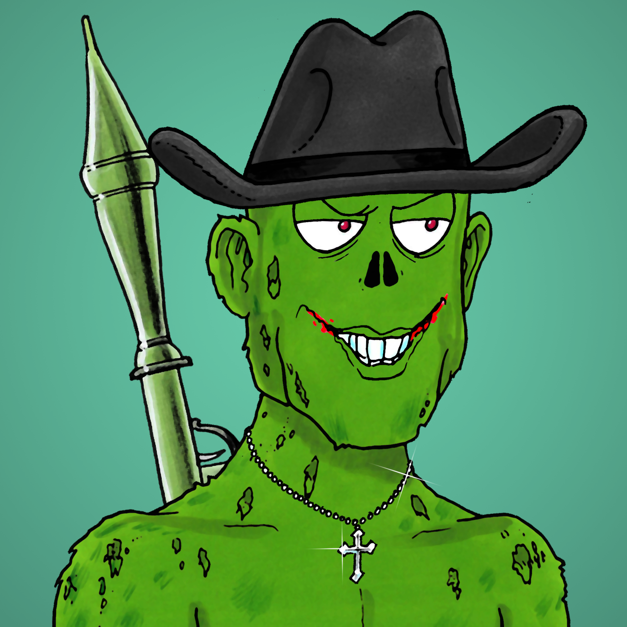 George Trosley - Jungle Freaks - Jungle Freak 9180 - NFT # 9180