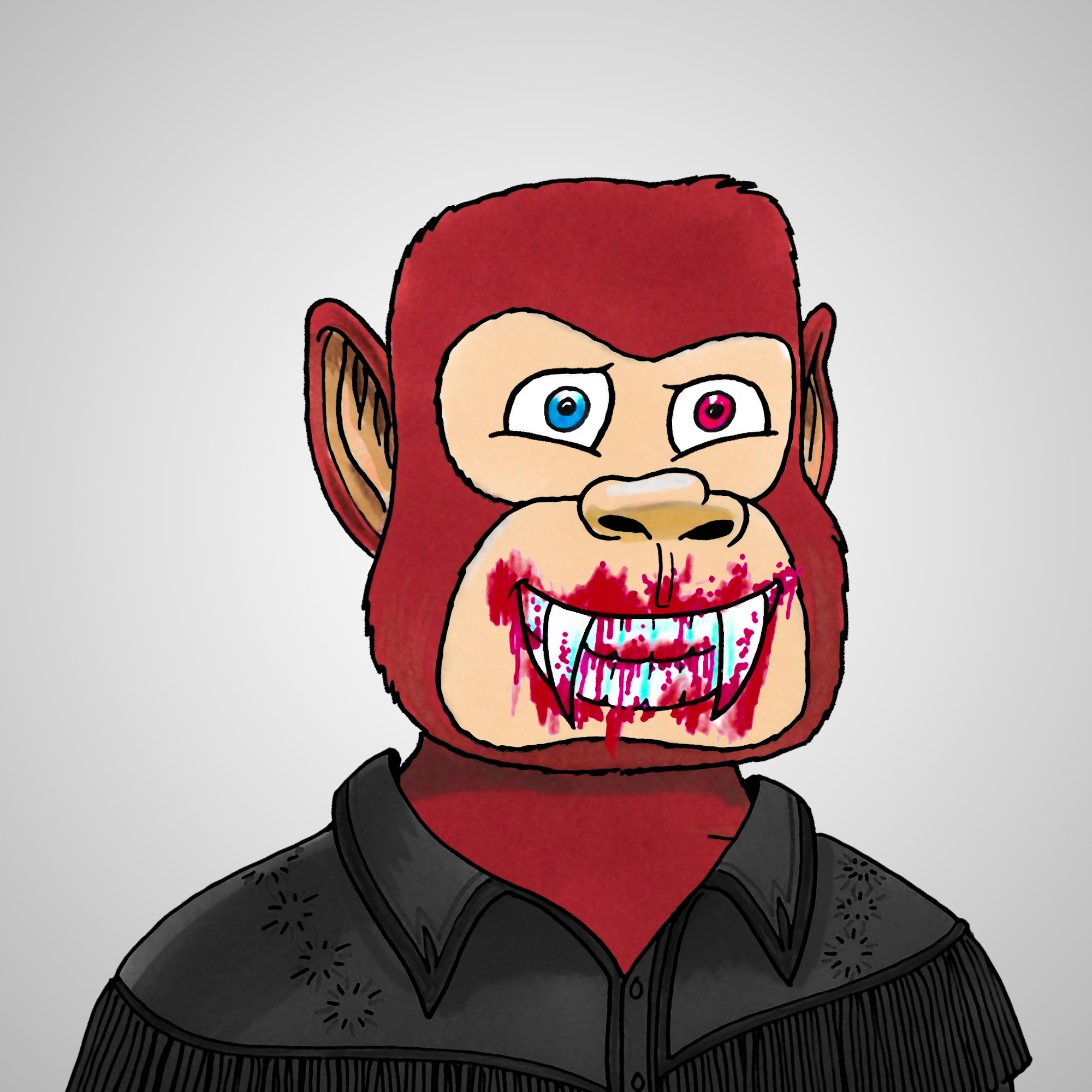 George Trosley - Jungle Freaks - Jungle Freak 9182 - NFT # 9182