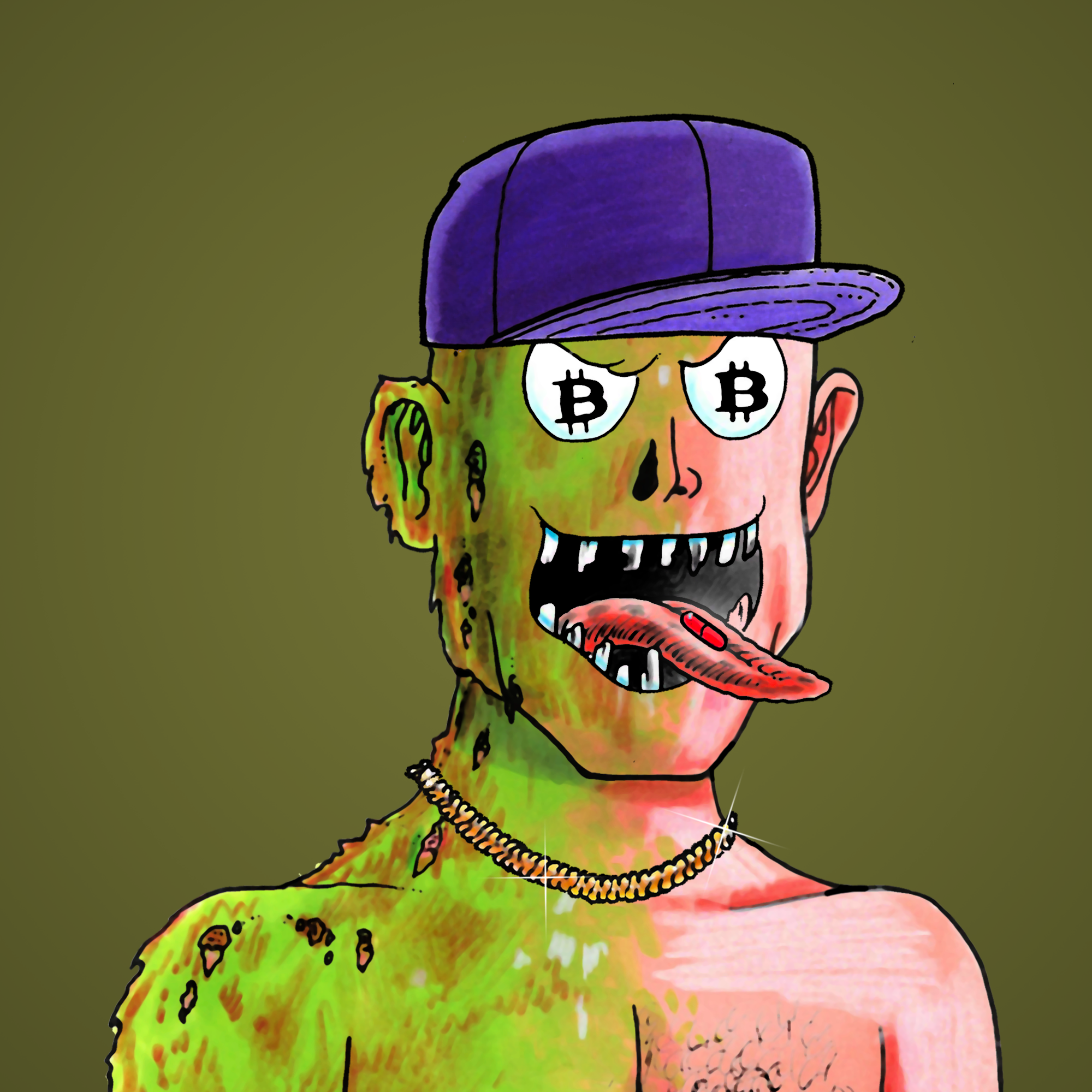 George Trosley - Jungle Freaks - Jungle Freak 919 - NFT # 919