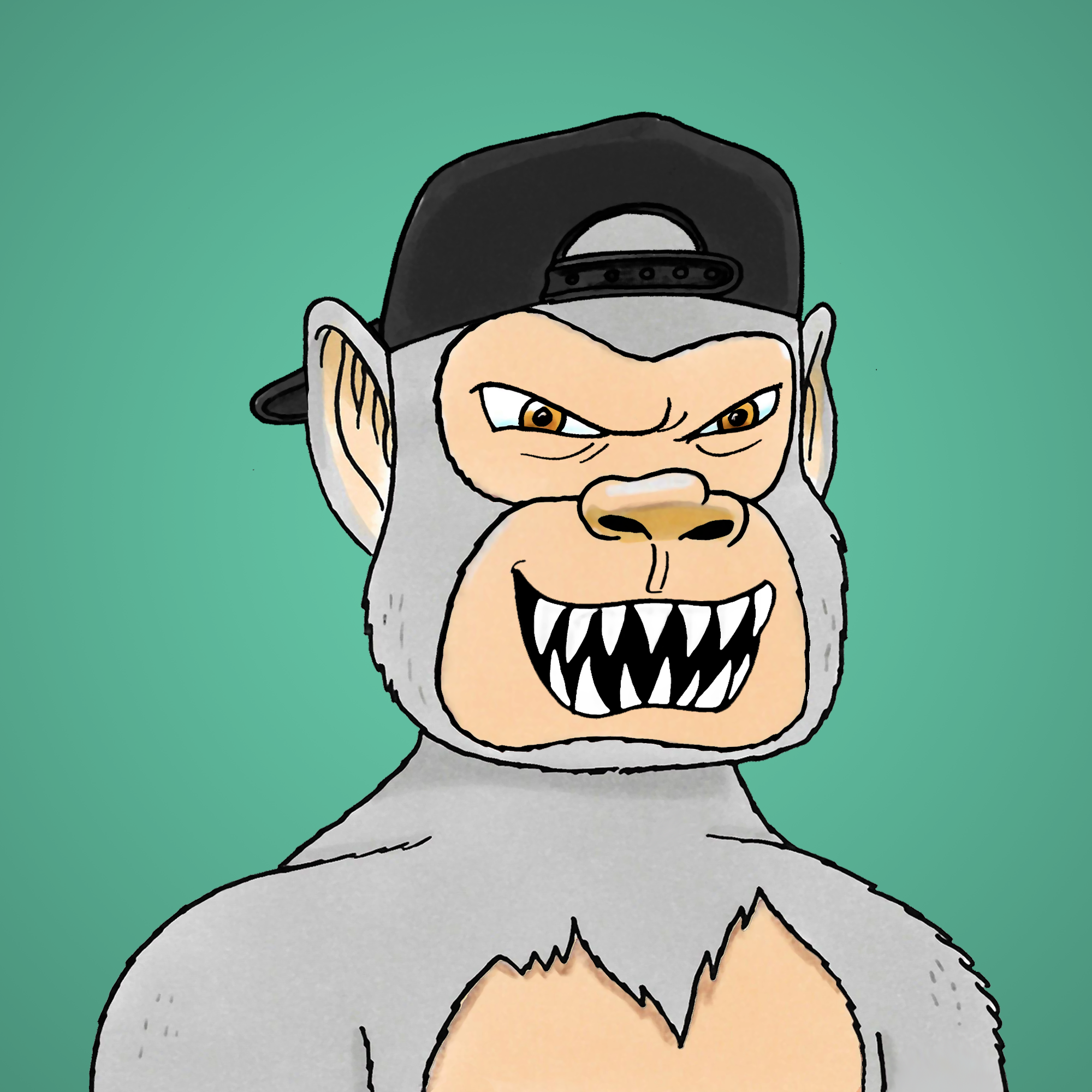 George Trosley - Jungle Freaks - Jungle Freak 9194 - NFT # 9194