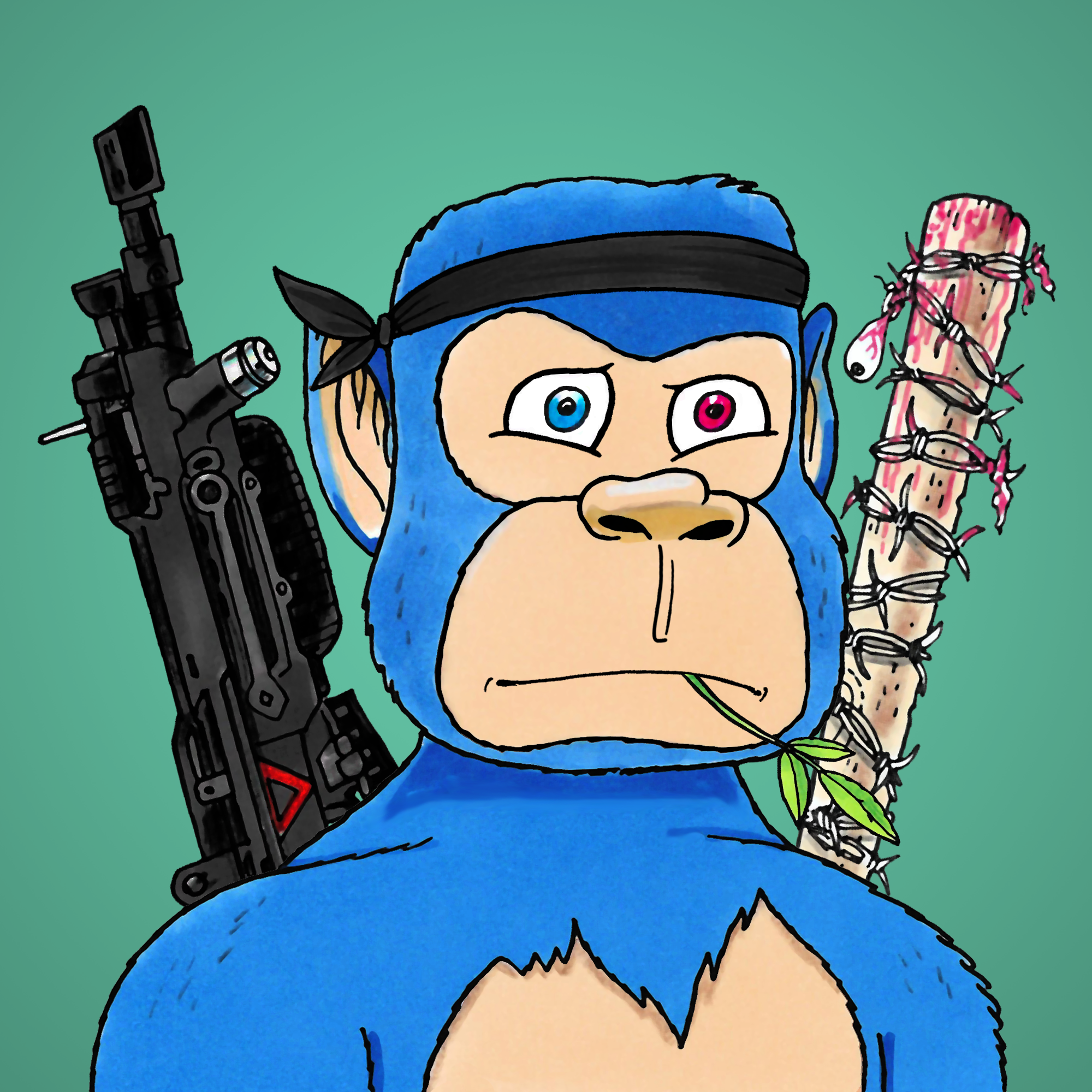 George Trosley - Jungle Freaks - Jungle Freak 9205 - NFT # 9205