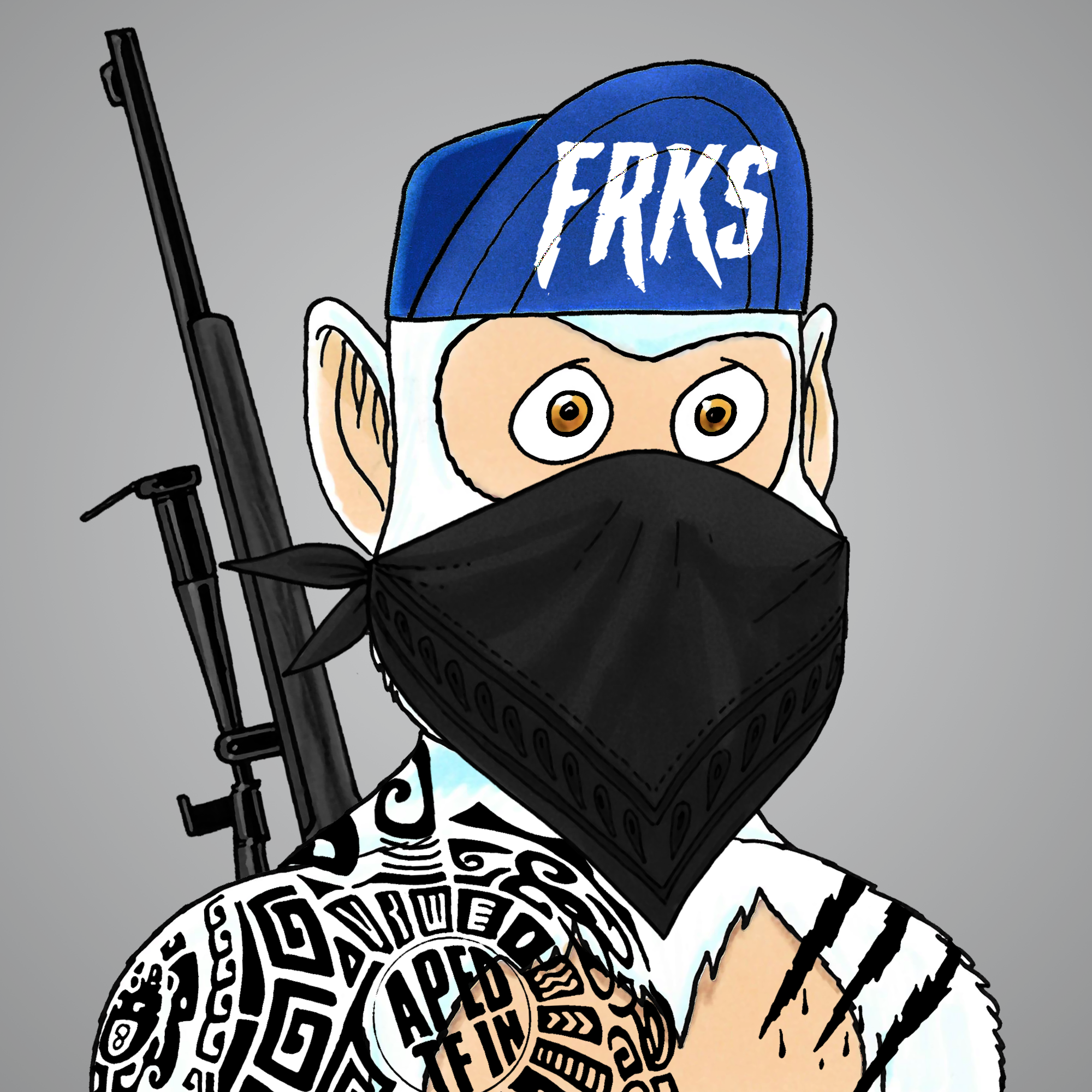 George Trosley - Jungle Freaks - Jungle Freak 9214 - NFT # 9214