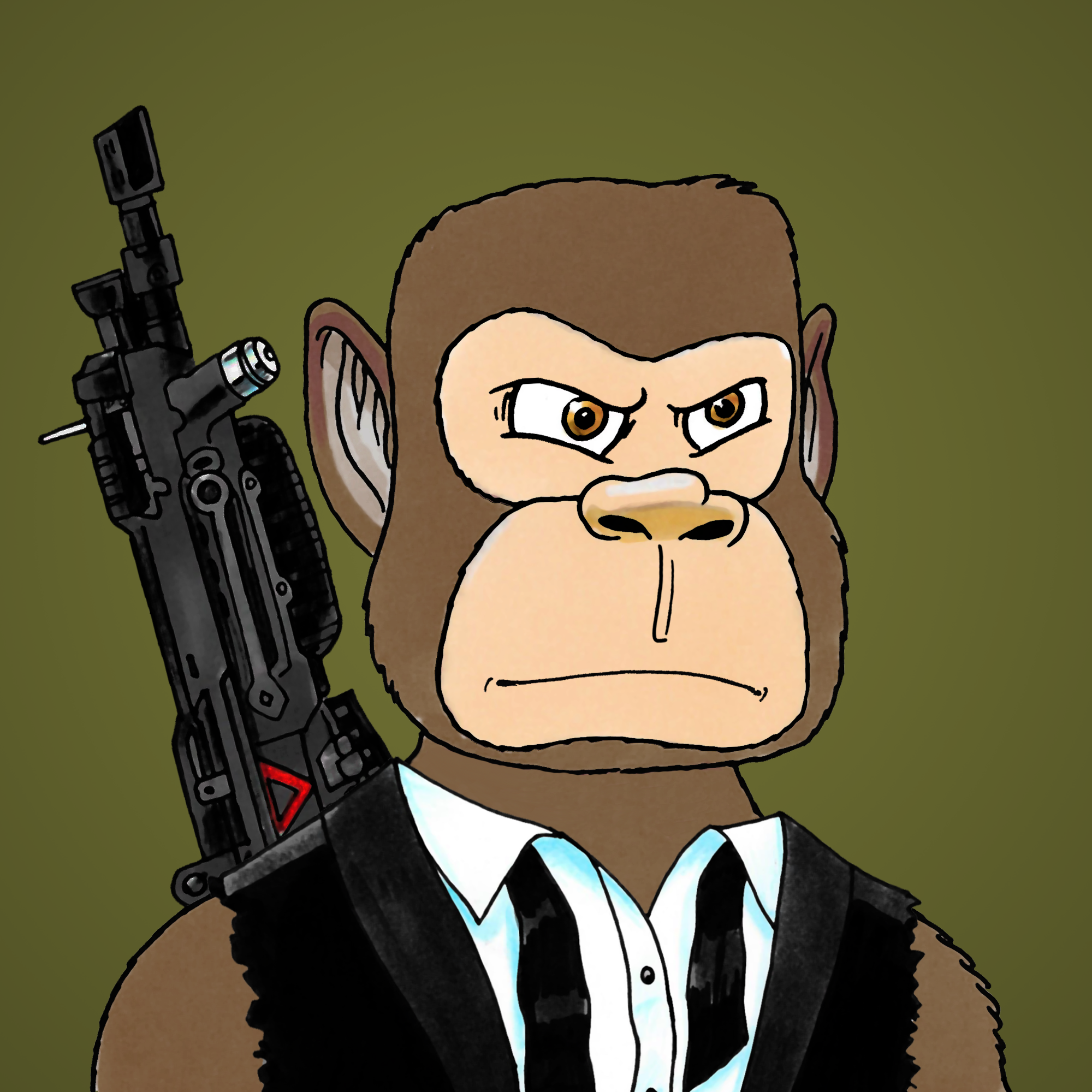 George Trosley - Jungle Freaks - Jungle Freak 9219 - NFT # 9219