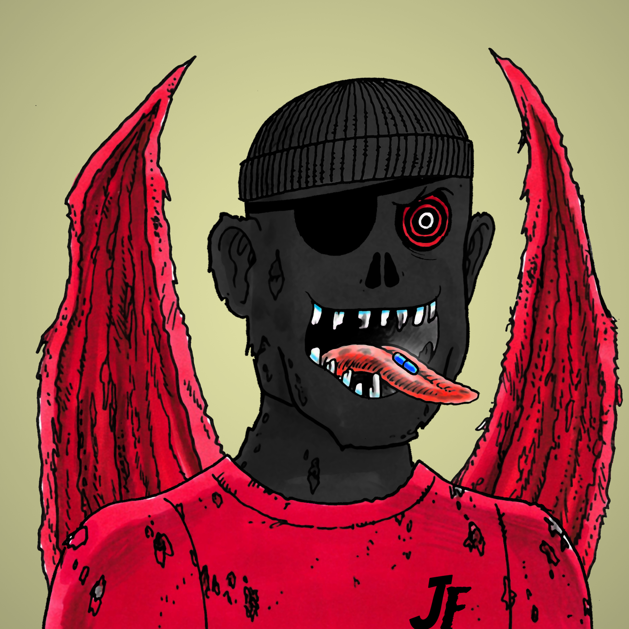 George Trosley - Jungle Freaks - Jungle Freak 922 - NFT # 922