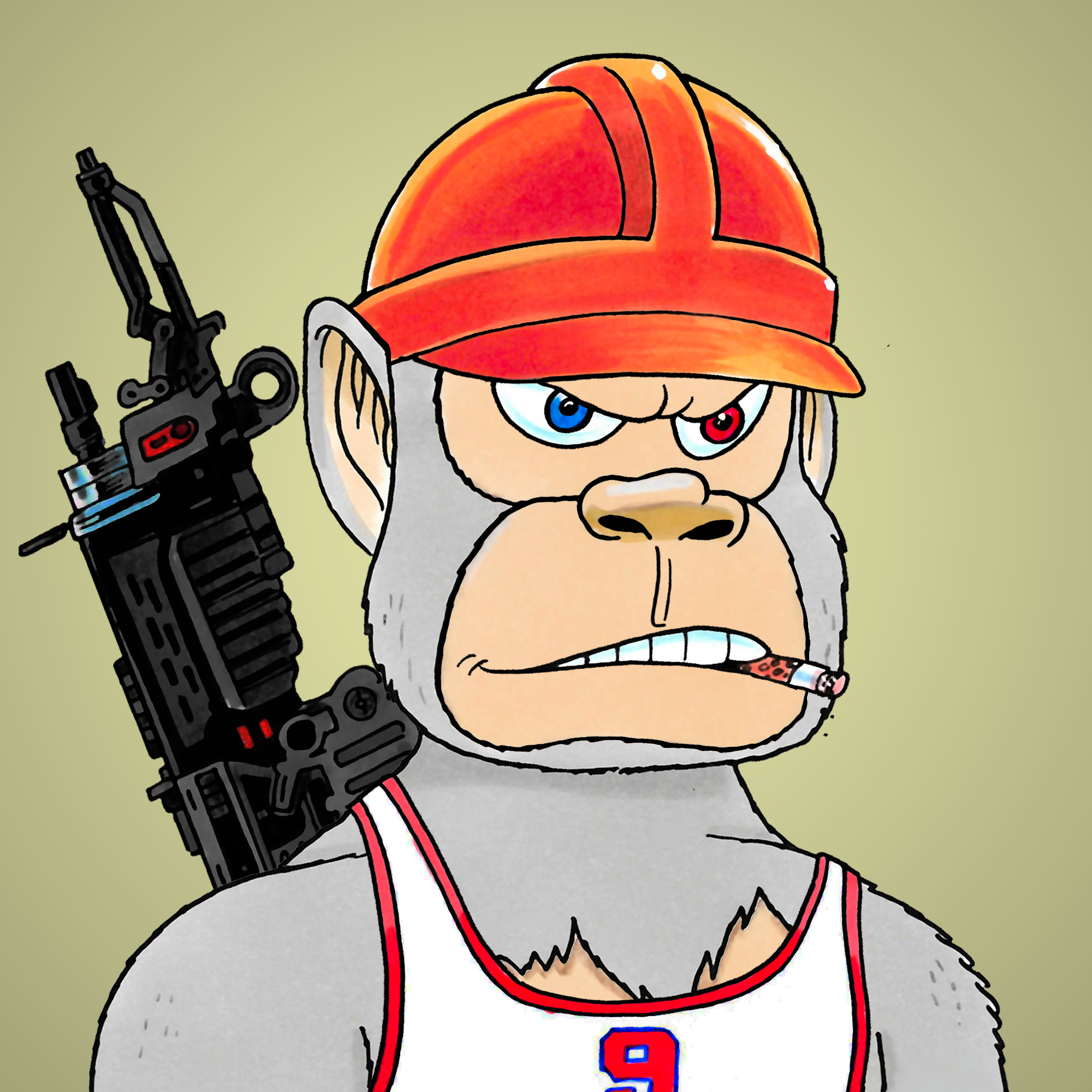 George Trosley - Jungle Freaks - Jungle Freak 9225 - NFT # 9225