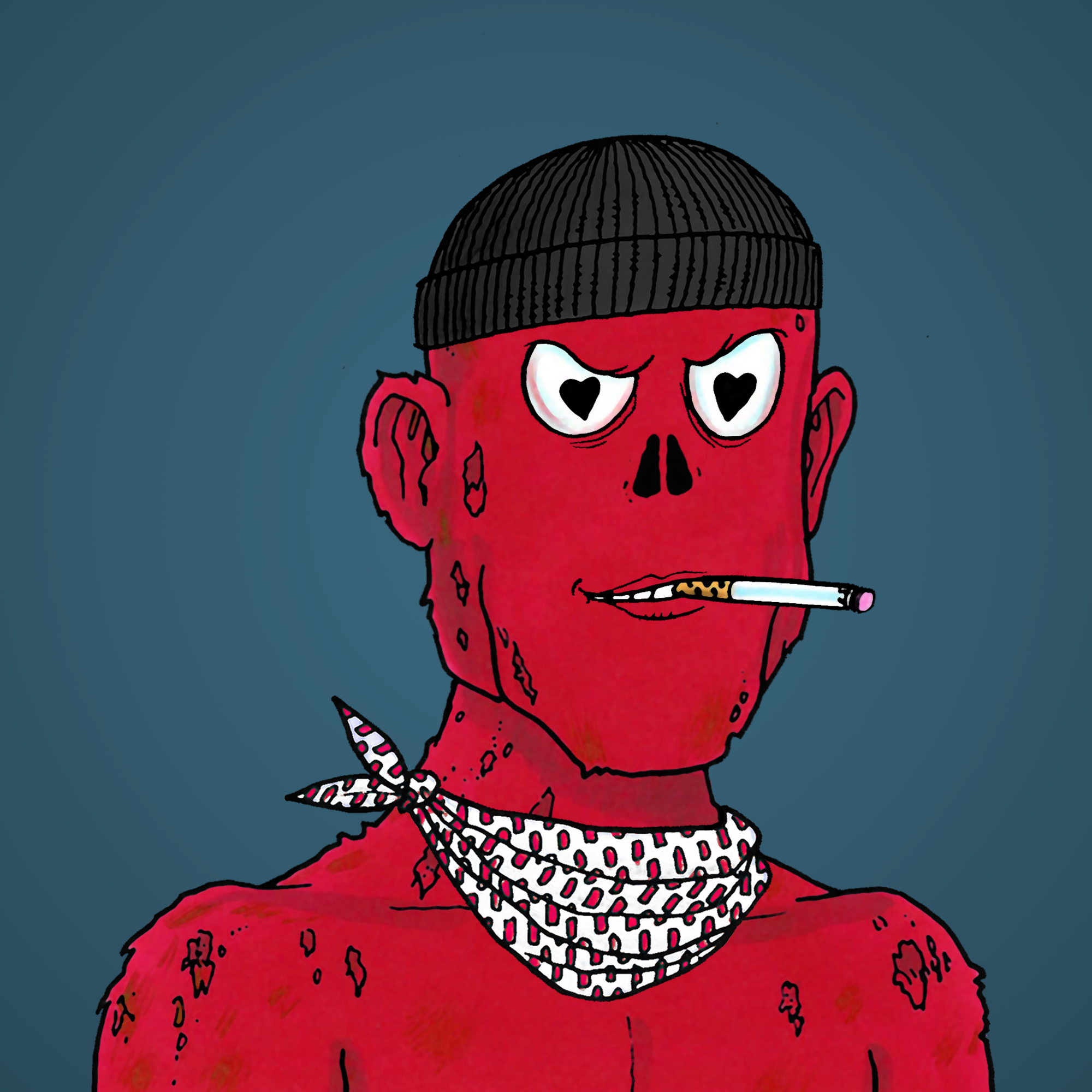 George Trosley - Jungle Freaks - Jungle Freak 9228 - NFT # 9228