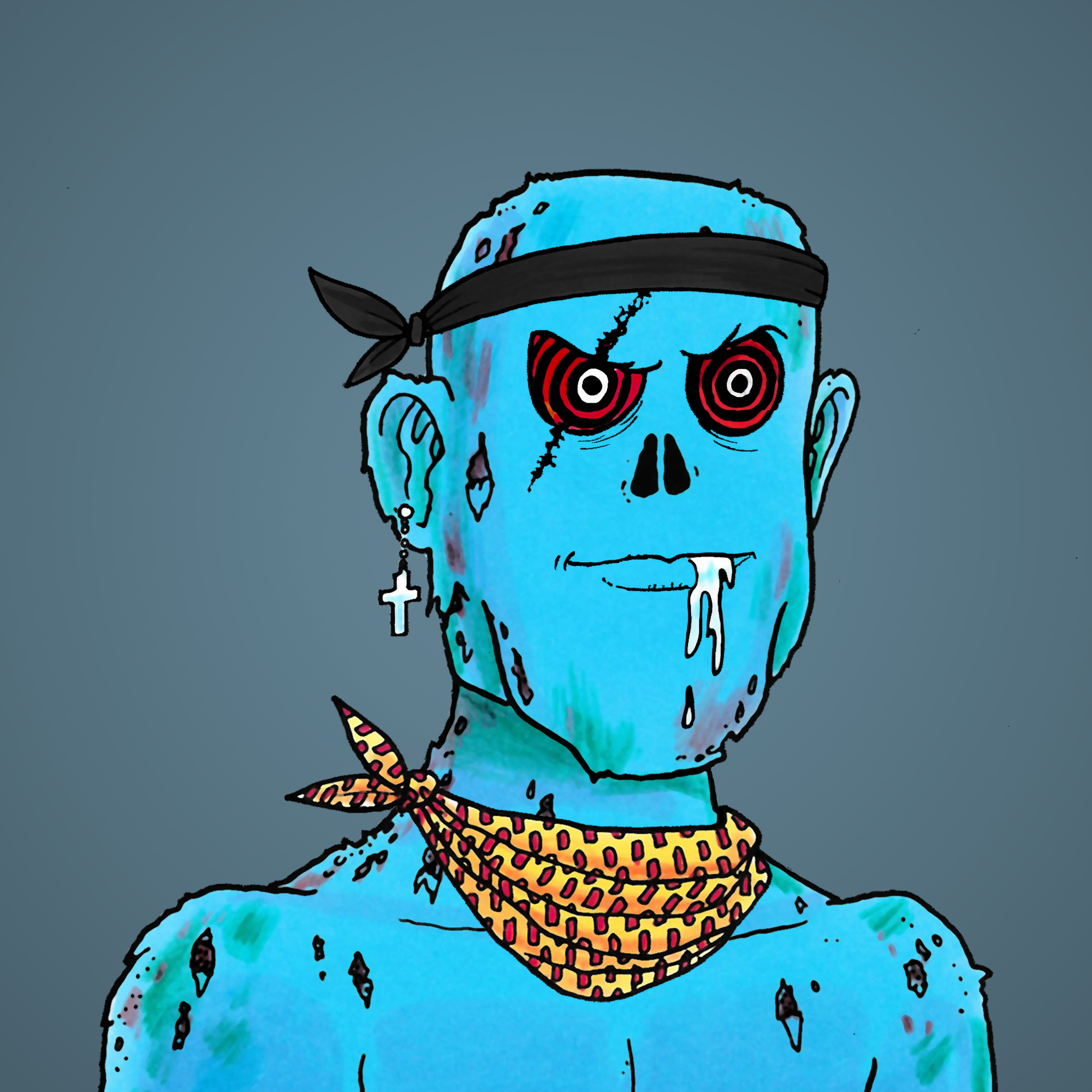 George Trosley - Jungle Freaks - Jungle Freak 923 - NFT # 923